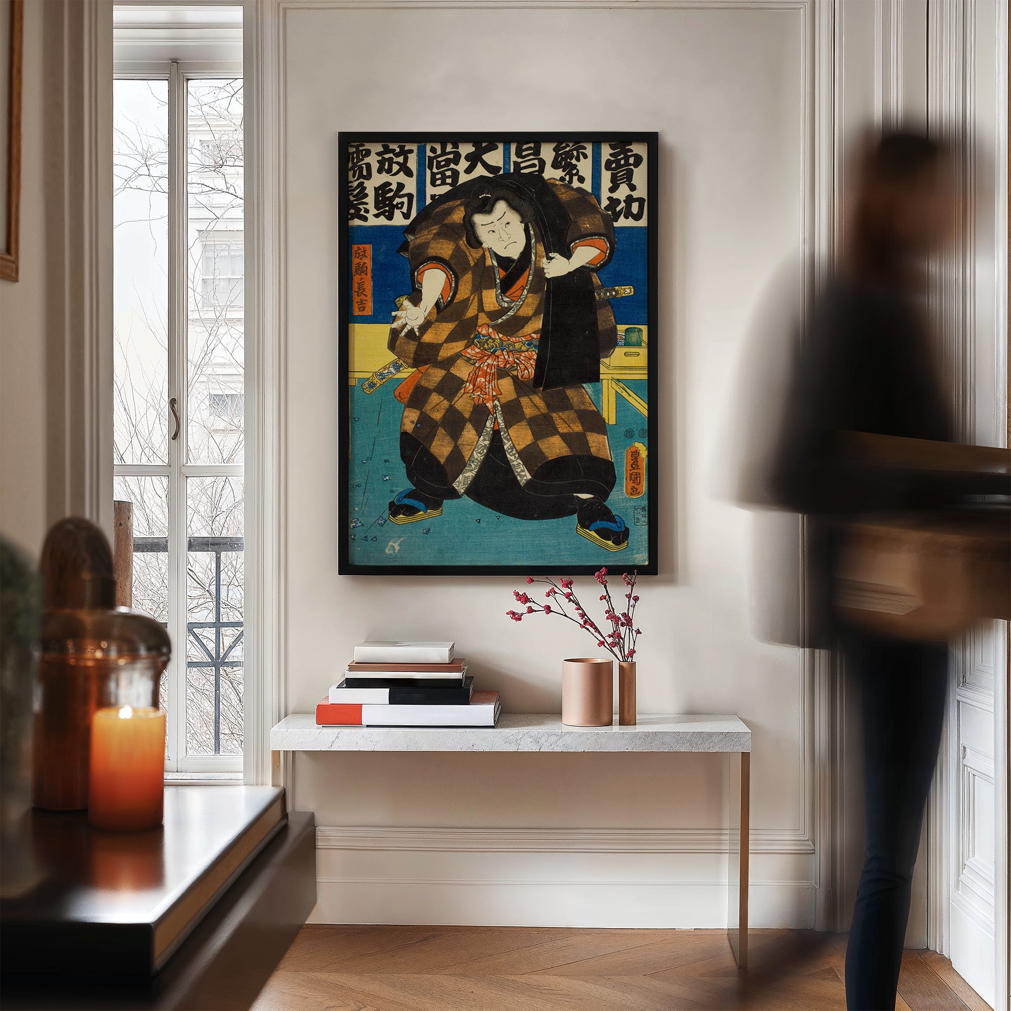 Actor in the Role of Wrestler Hanaregoma no Chōkichi (1850) by Utagawa Kunisada