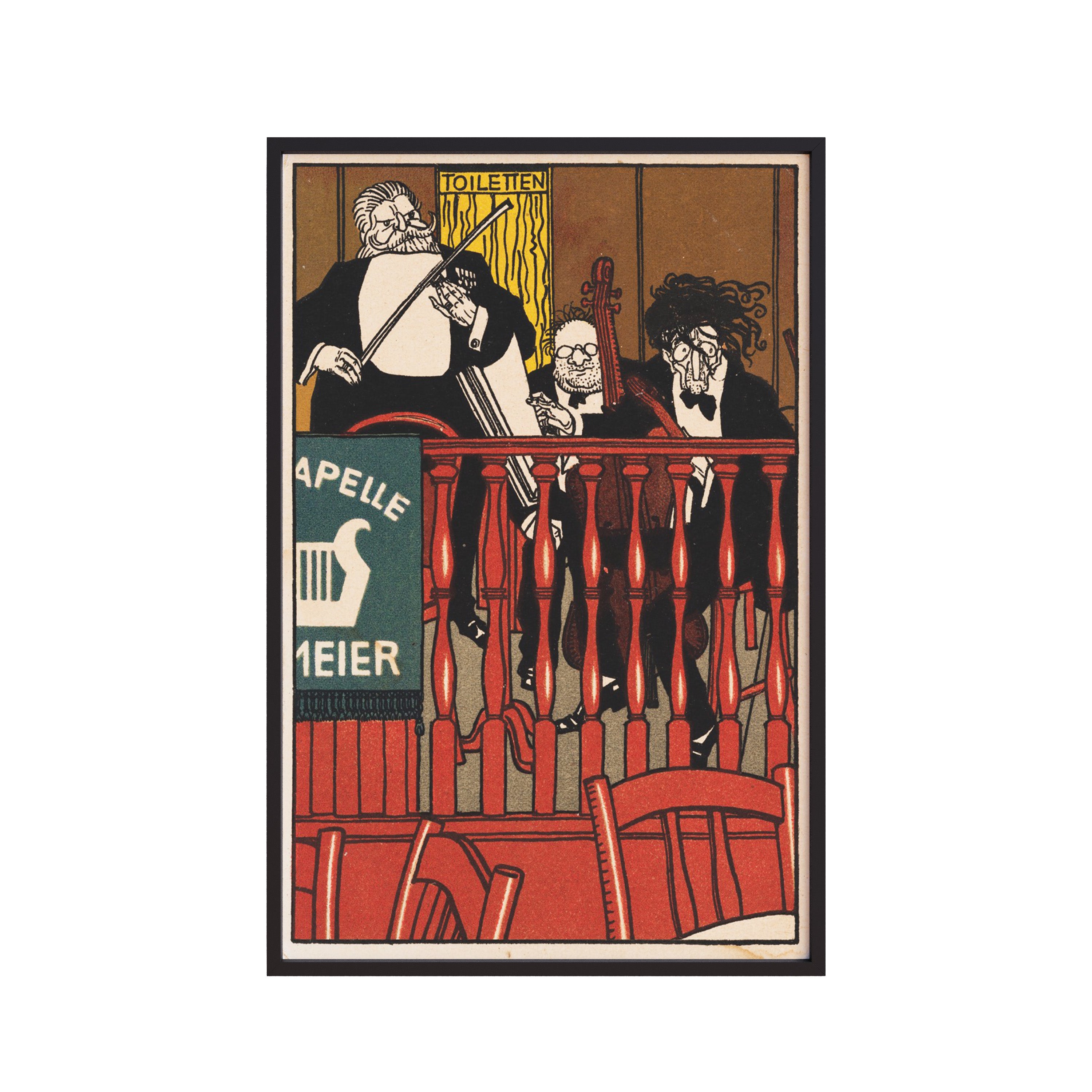 Salon Orchestra Meier (1911) by Moriz Jung