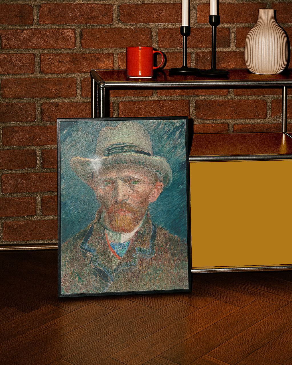 Self-Portrait with Grey Felt Hat (1887) by Vincent van Gogh