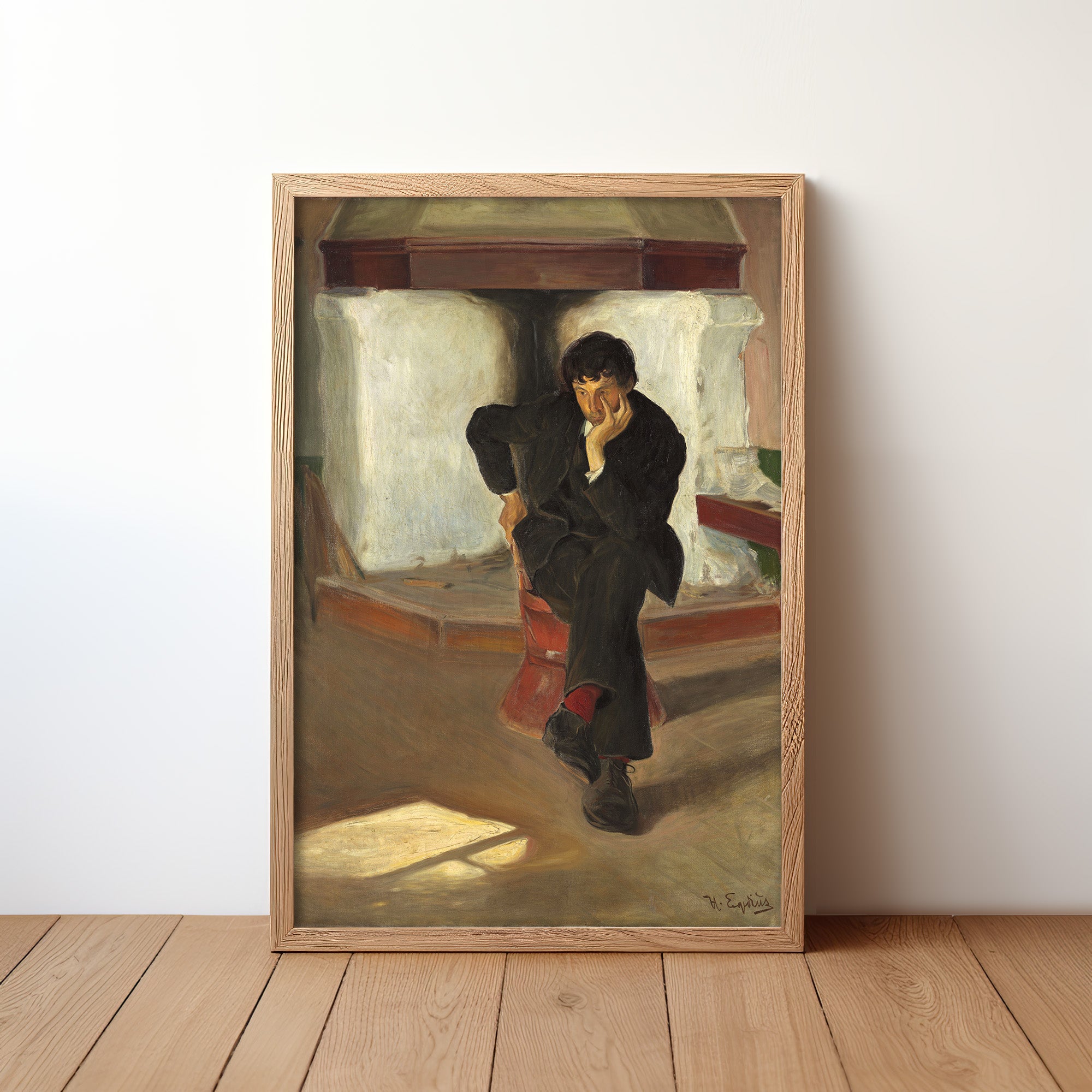 The Dreamer (1895) by Halfdan Egedius