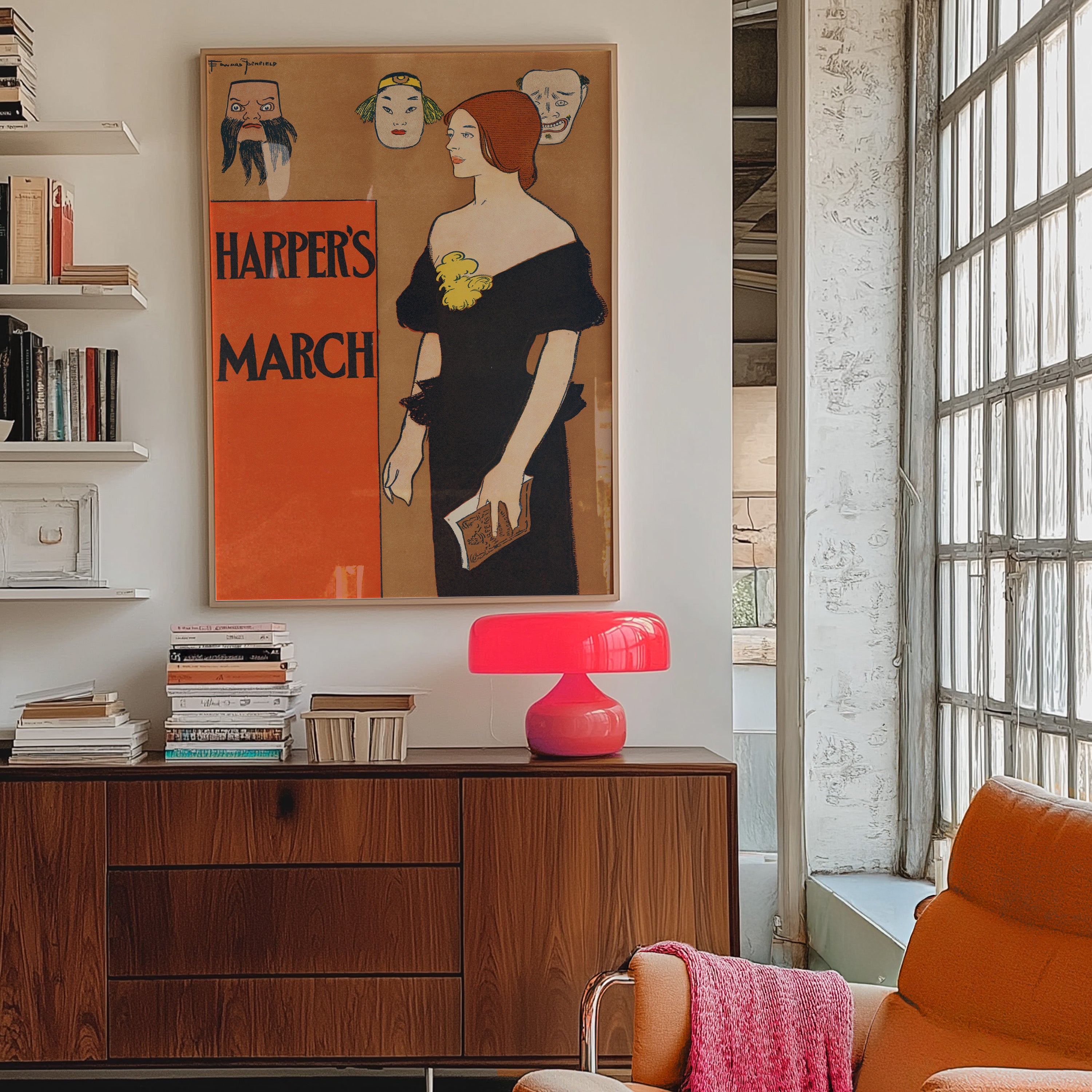 Harper’s March (1896) by Edward Penfield