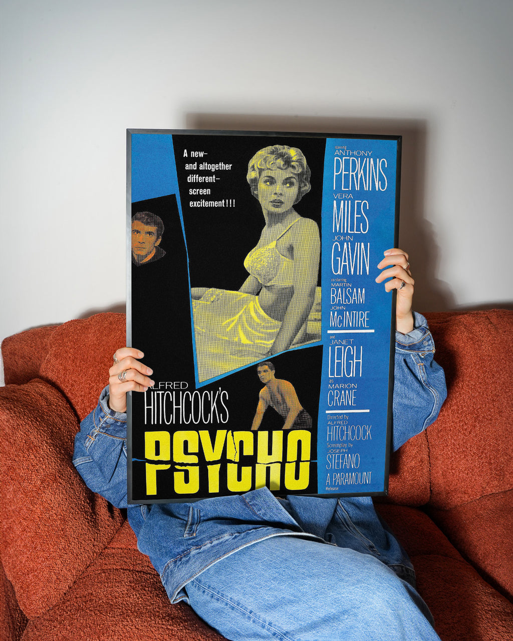 Psycho Official Theatrical Release Poster (1960) by Macario Gómez Quibus