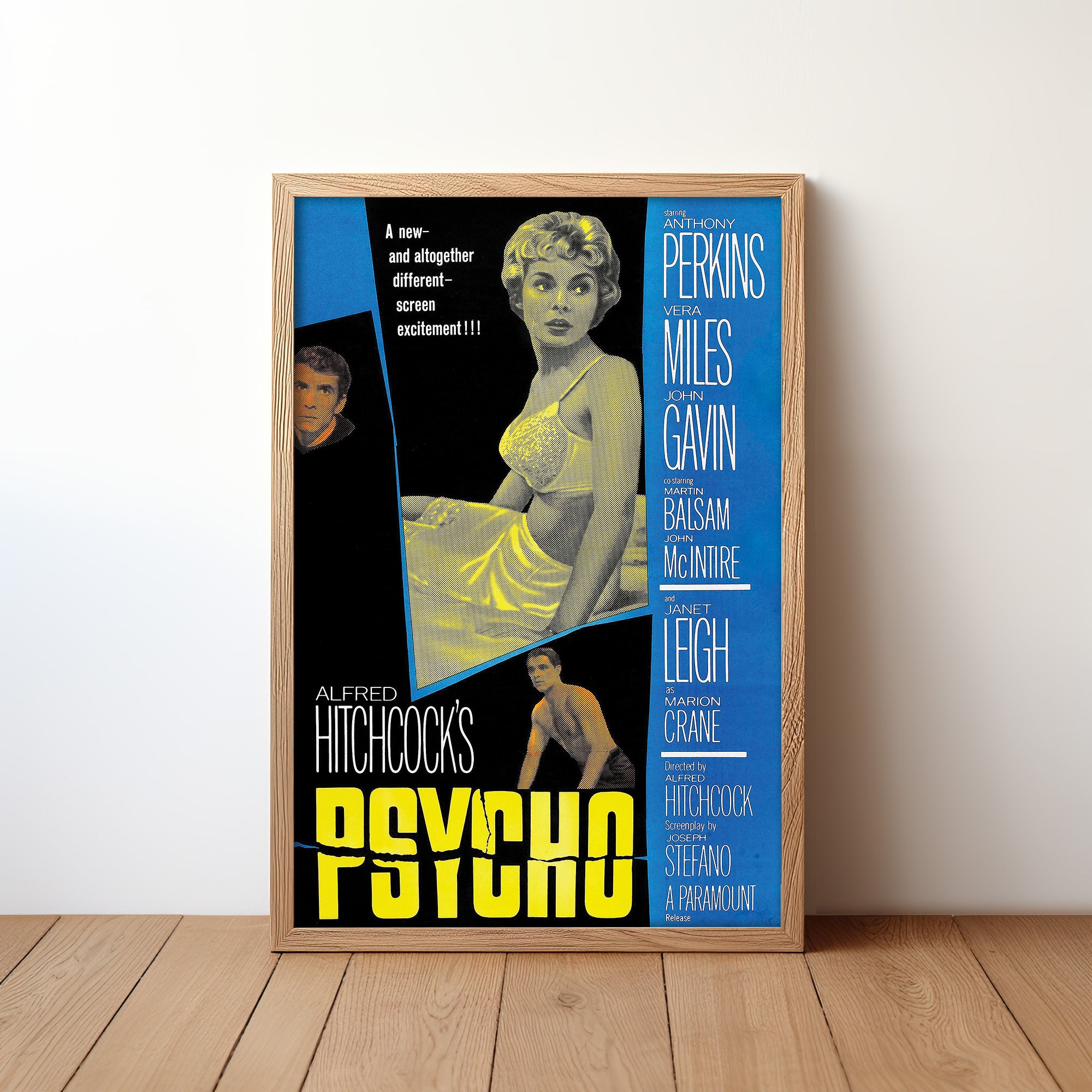 Psycho Official Theatrical Release Poster (1960) by Macario Gómez Quibus