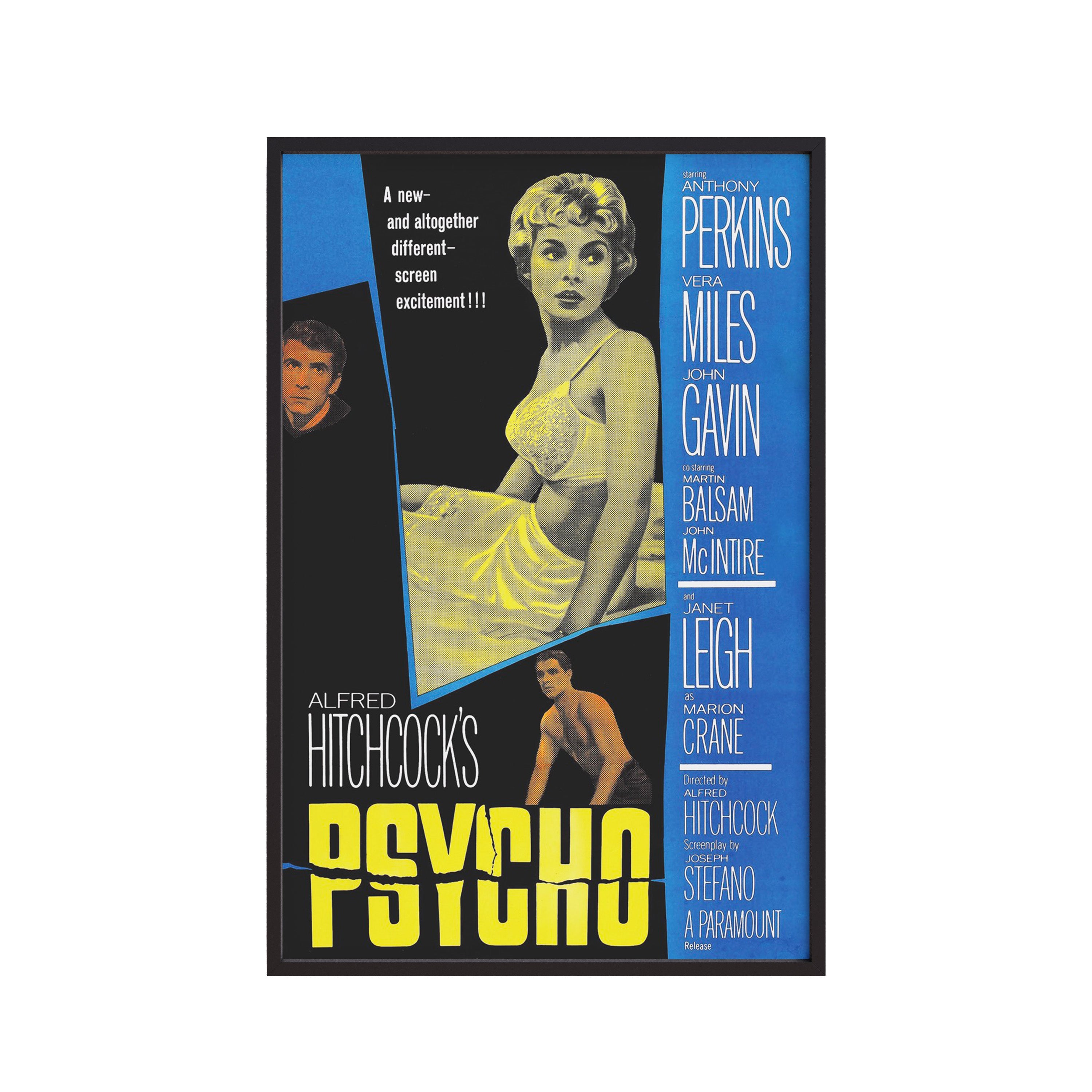 Psycho Official Theatrical Release Poster (1960) by Macario Gómez Quibus
