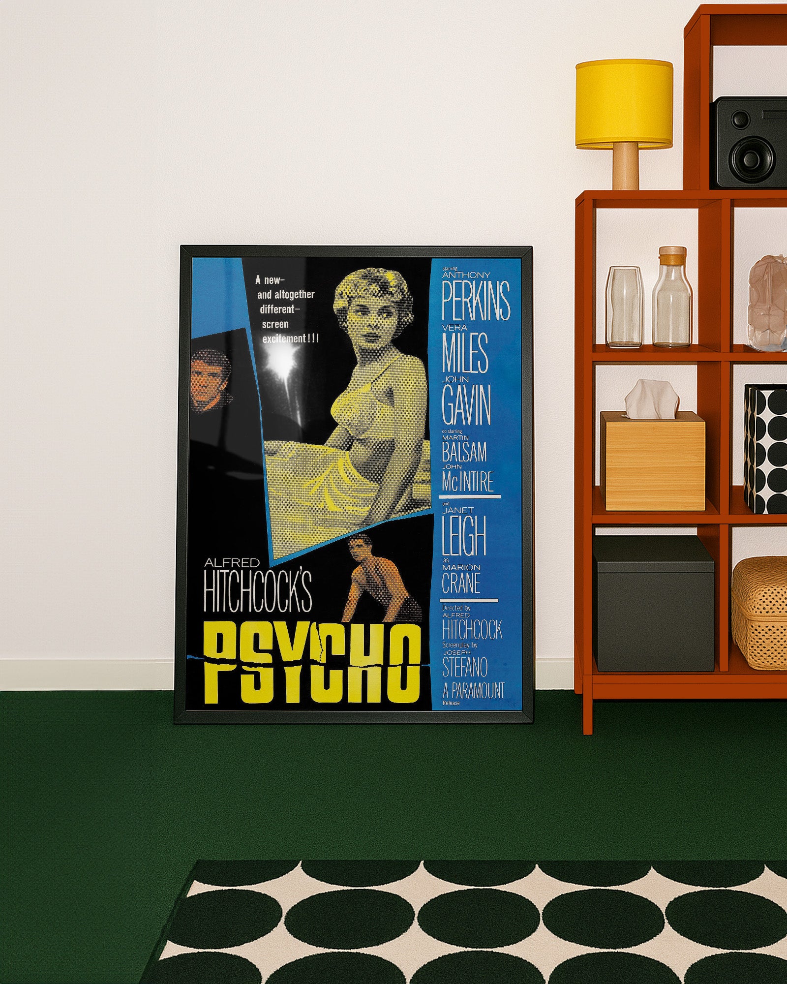Psycho Official Theatrical Release Poster (1960) by Macario Gómez Quibus