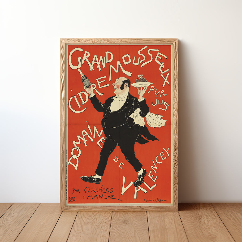 Grand Mousseux Cidre – Cider Poster (1897) by Eugène Le Mouël