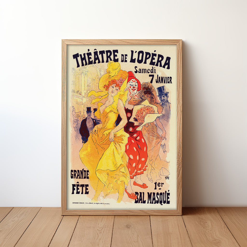 Bals de l’Opéra en (1899) by Jules Chéret