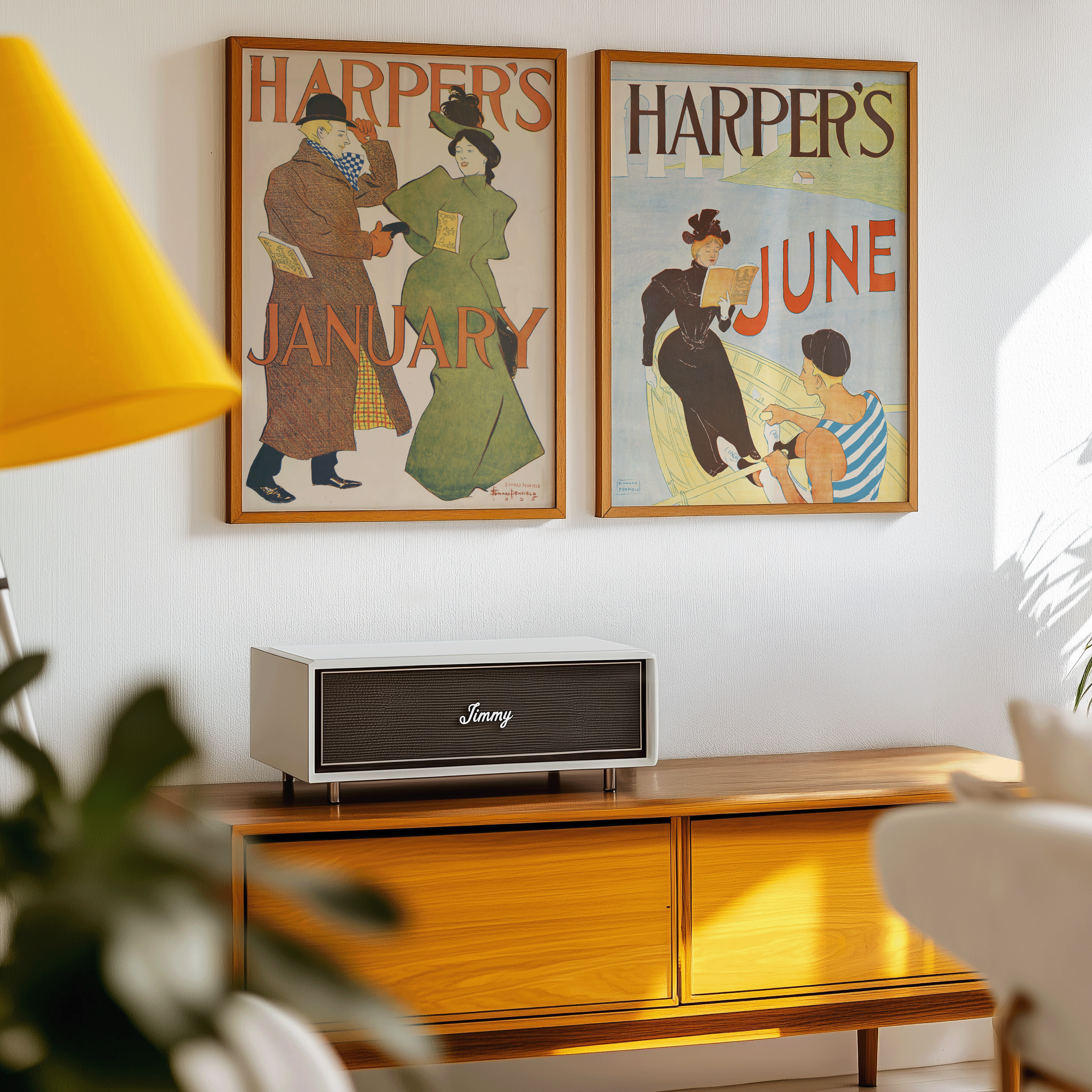 Harper’s June (1894) by Edward Penfield