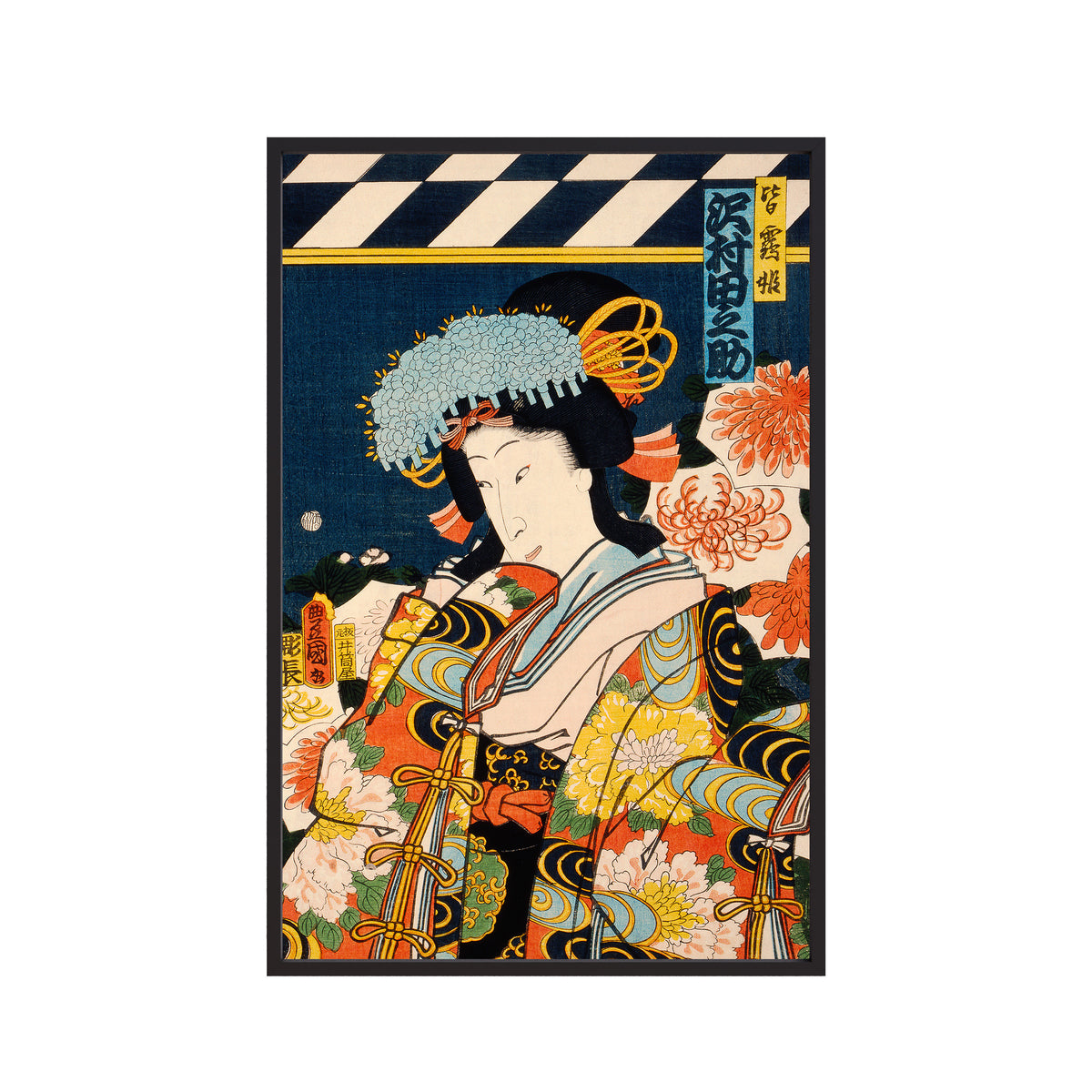 Kabuki Actor Sawamura Tanosuke III by Toyohara Kunichika
