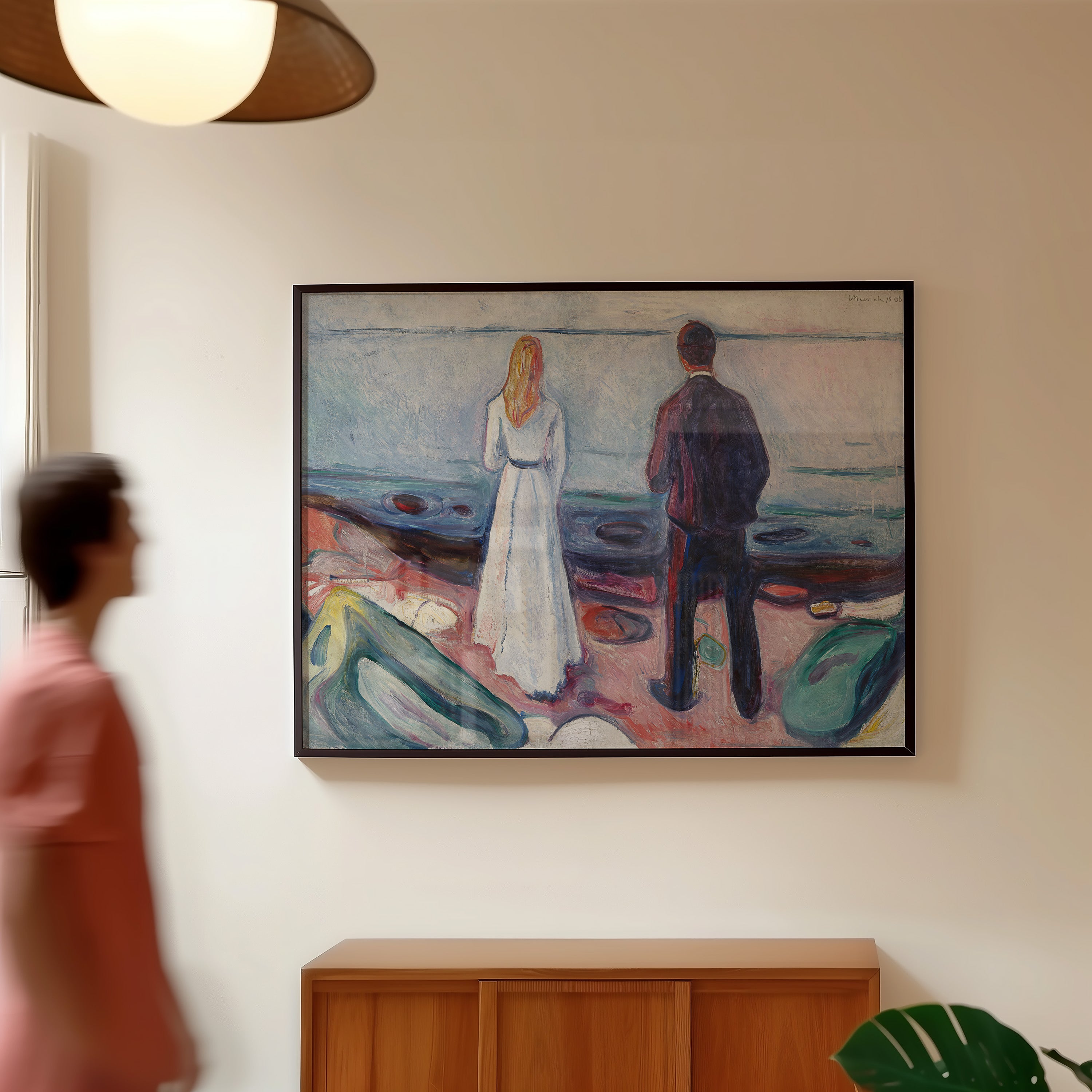 The Lonely Ones  (1906-08) by Edvard Munch