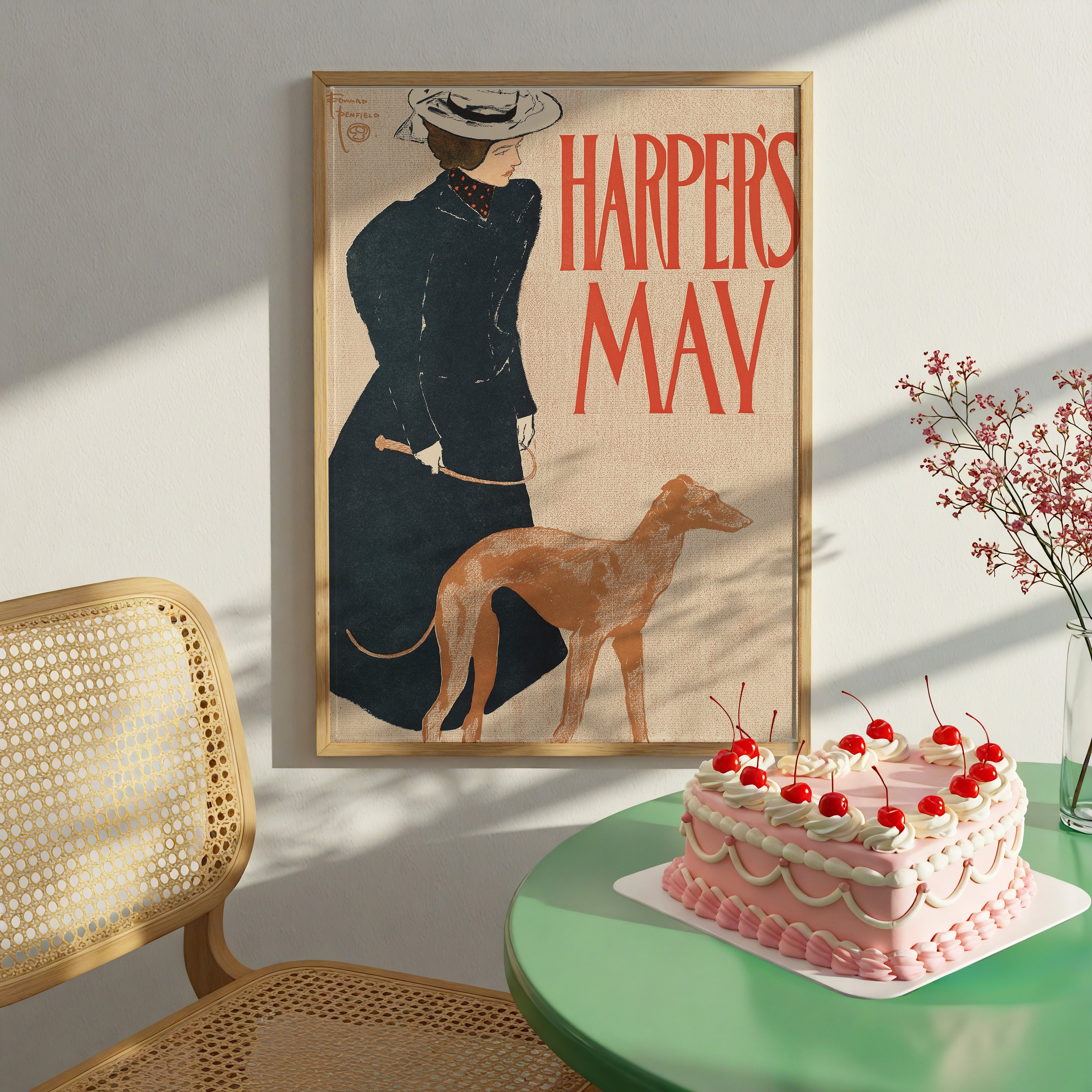 Harper’s May (1897) by Edward Penfield