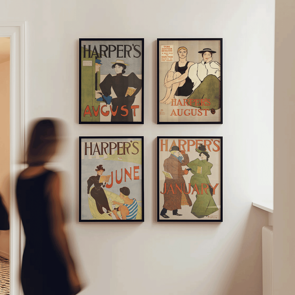 Harper’s August (1896) by Edward Penfield