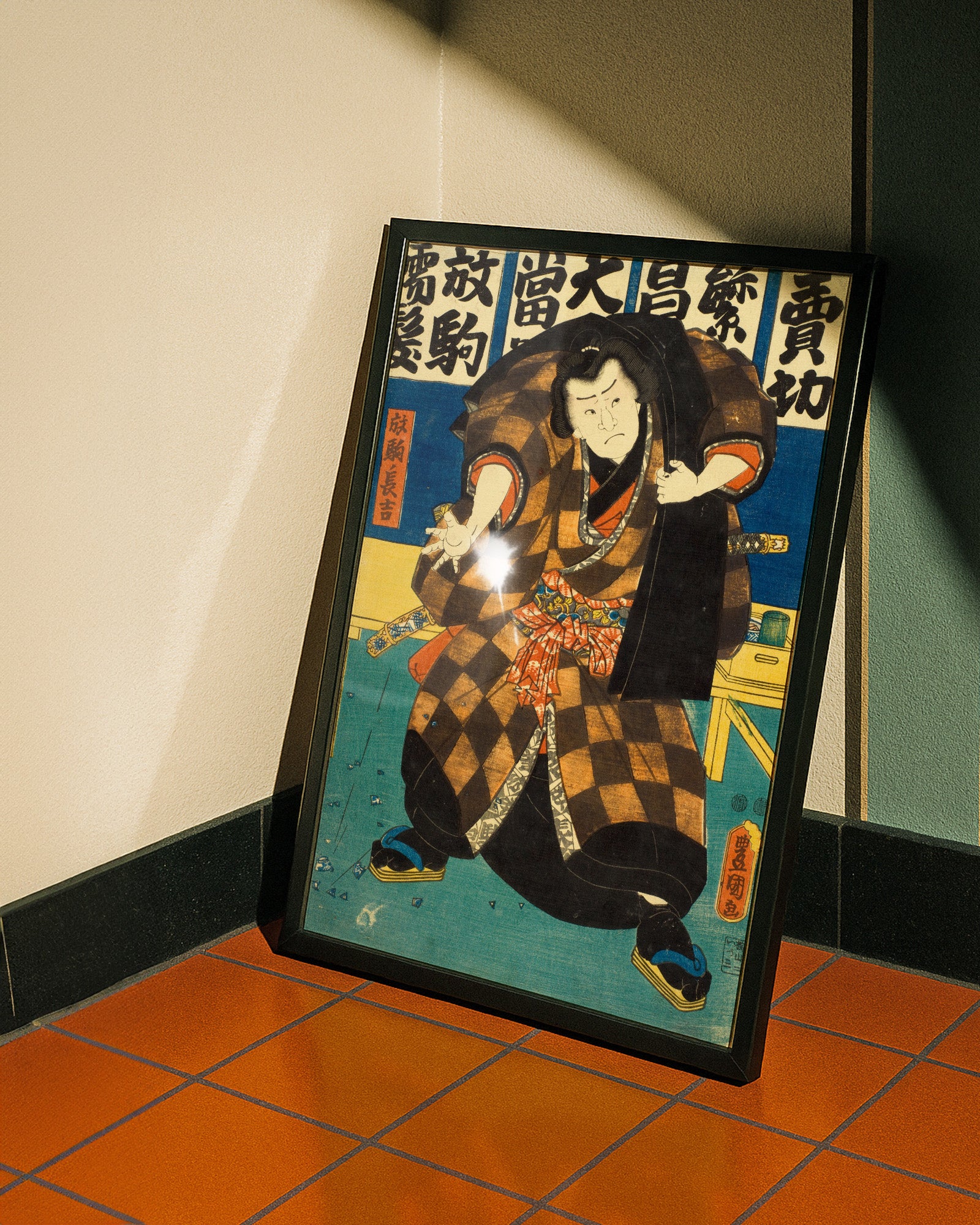 Actor in the Role of Wrestler Hanaregoma no Chōkichi (1850) by Utagawa Kunisada