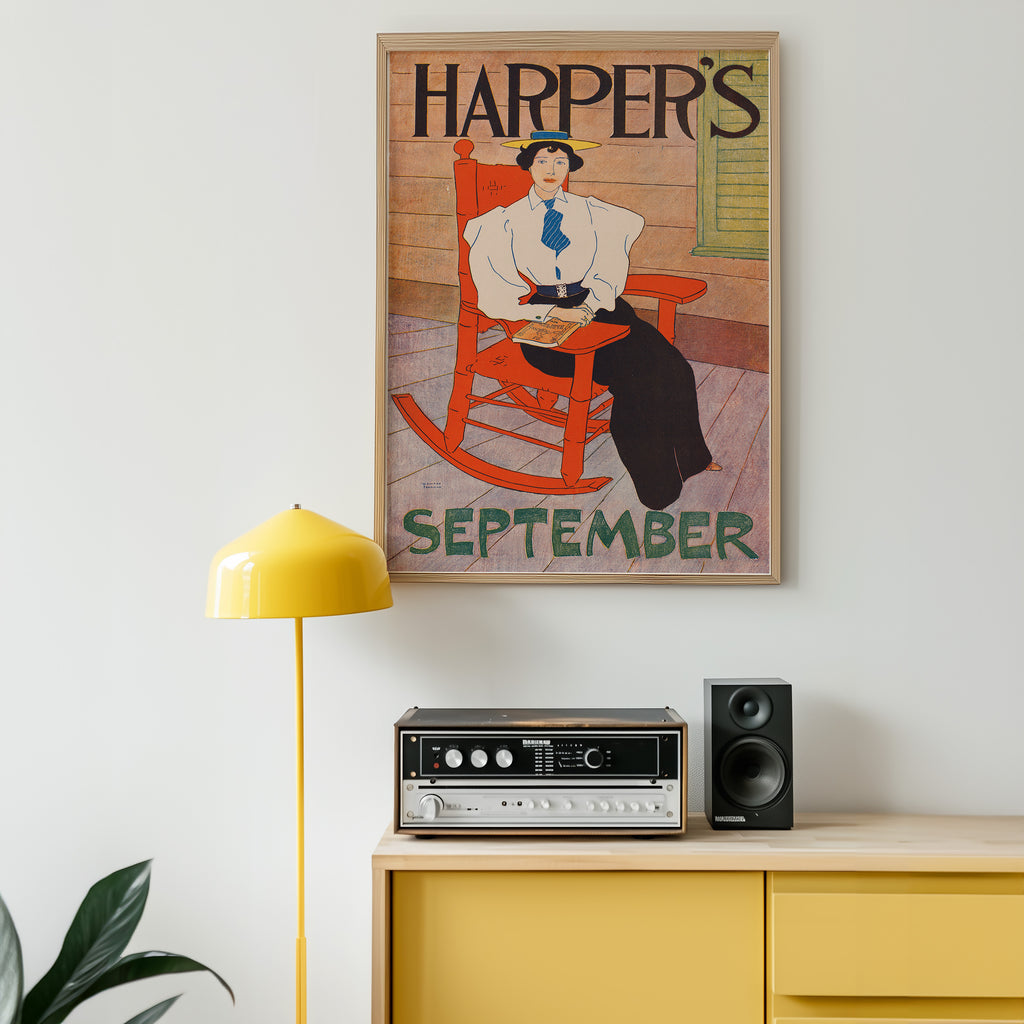 Harper’s Septmeber (1894) by Edward Penfield