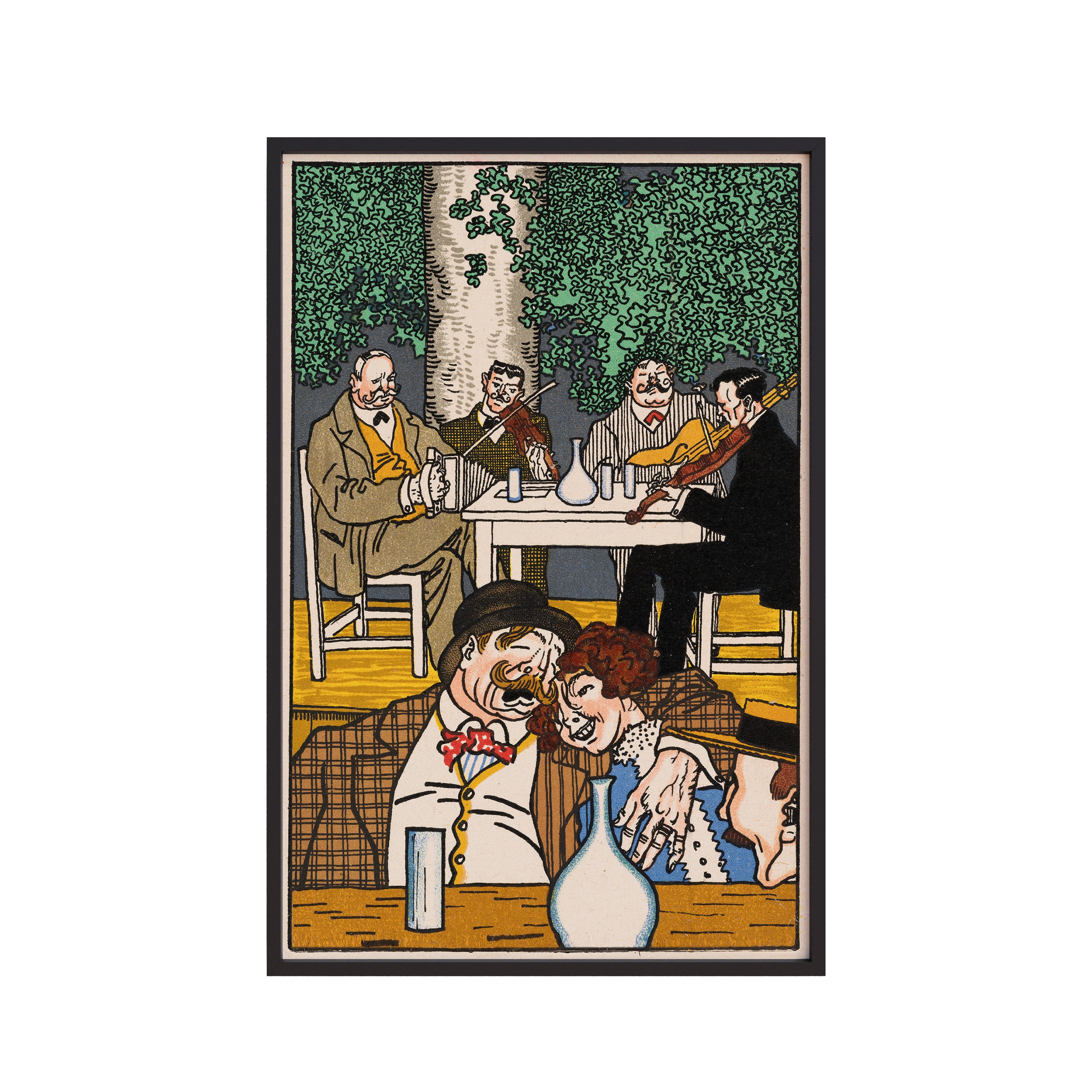 At the Heuriger (1911) by Moriz Jung