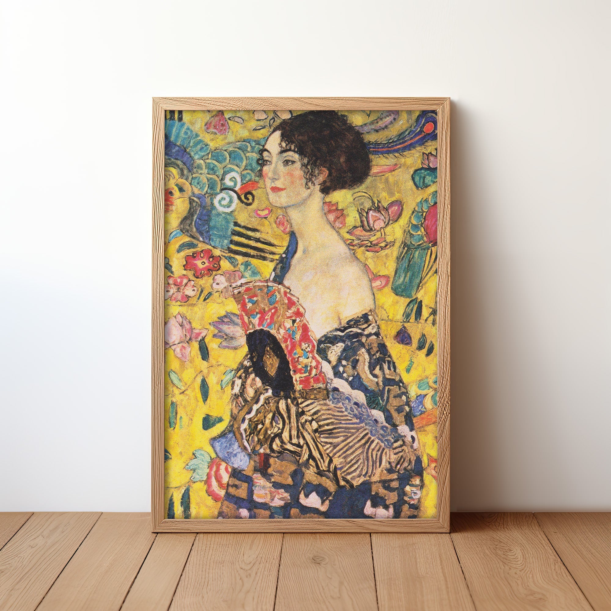 Lady with fan (1917-1918) by Gustav Klimt