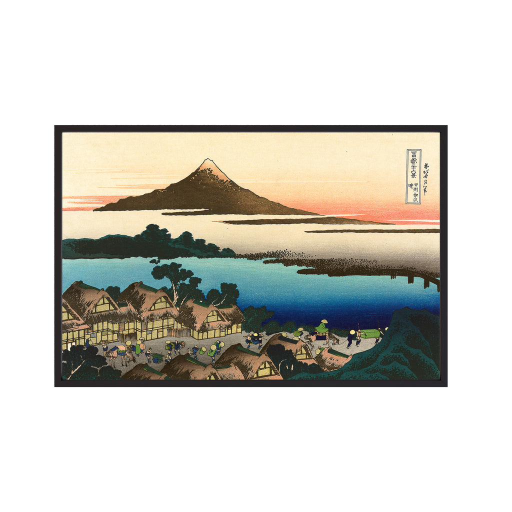 Dawn at Isawa in Kai Province (c. 1830–32) by Katsushika Hokusai
