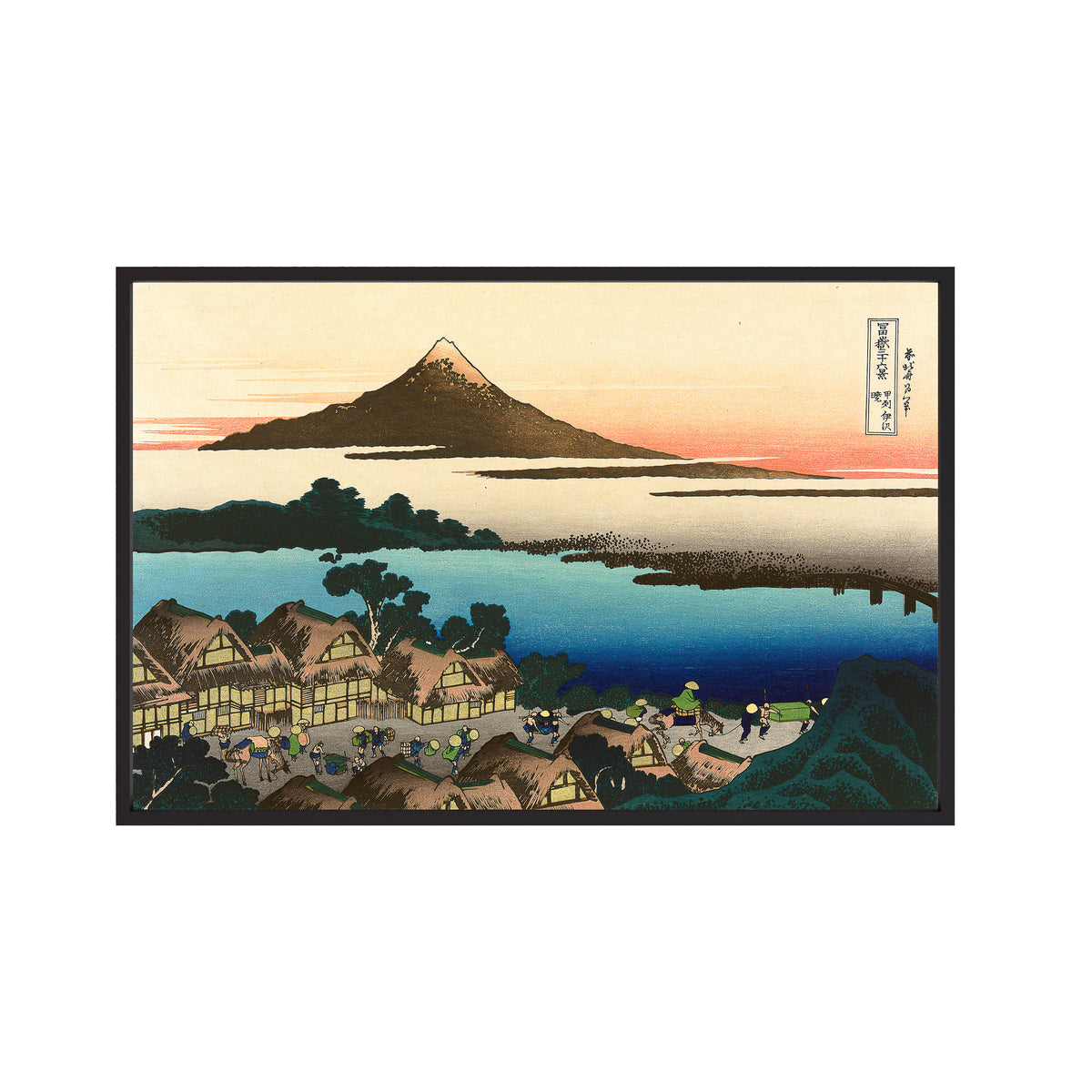 Dawn at Isawa in Kai Province (c. 1830–32) by Katsushika Hokusai