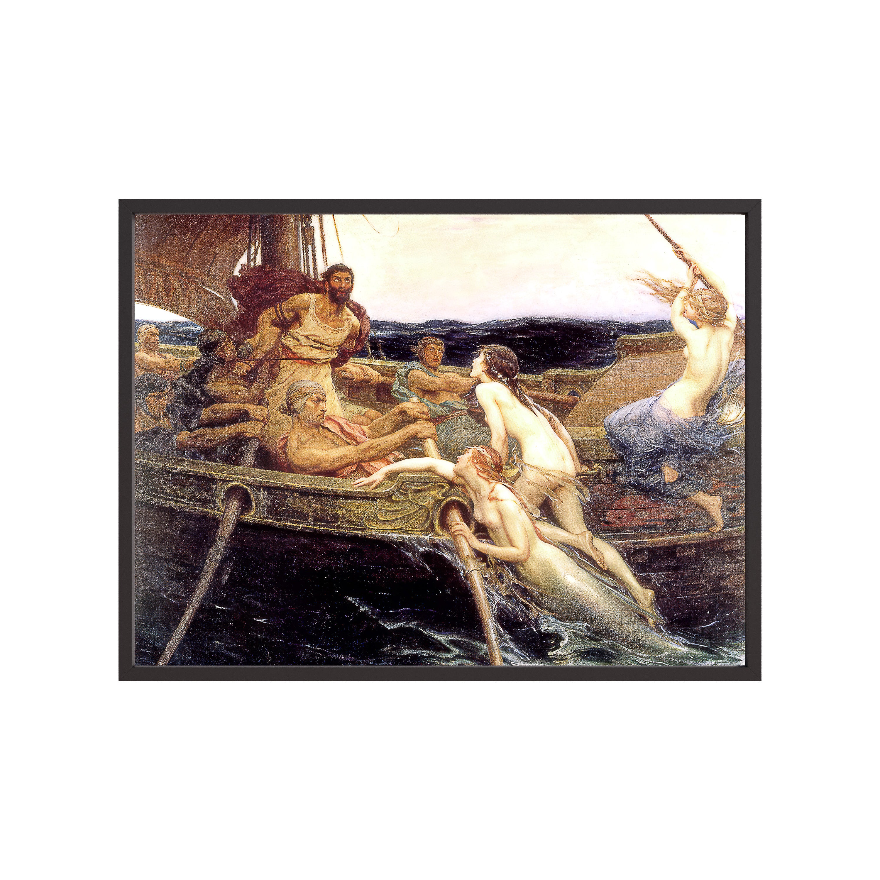 Ulysses and the Sirens (c. 1909) by Herbert James Draper