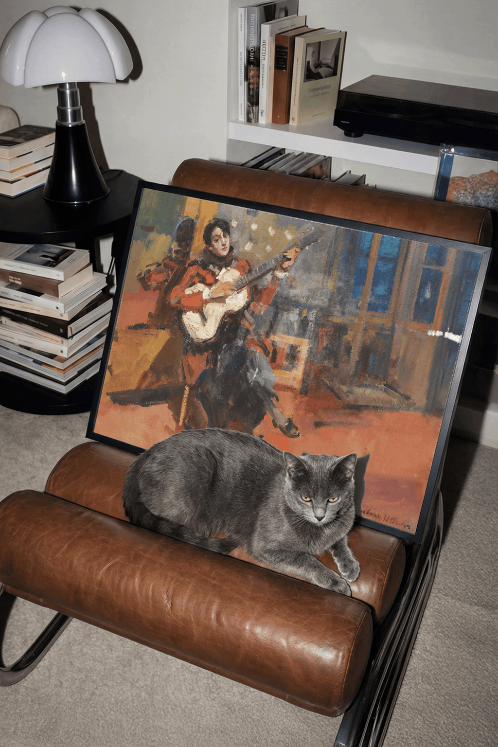 The Guitar Player (1915) by Konstantin Korovin