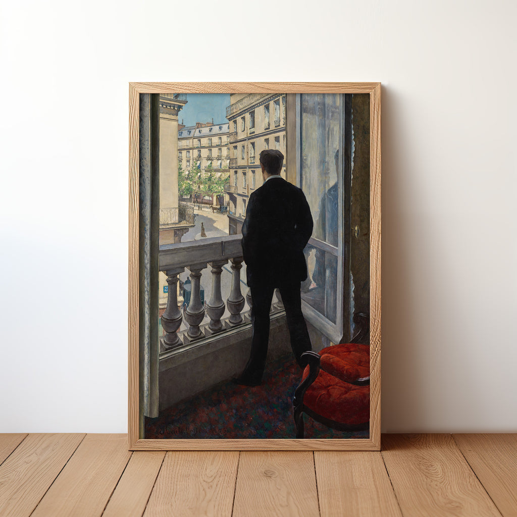 Young Man at His Window (1876) by Gustave Caillebotte