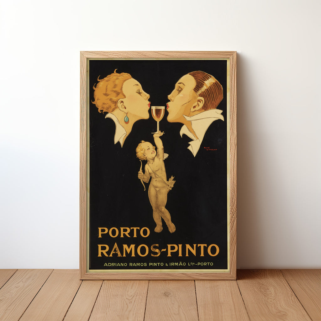 Porto Ramos-Pinto – Wine Poster (1920s) by René Vincent