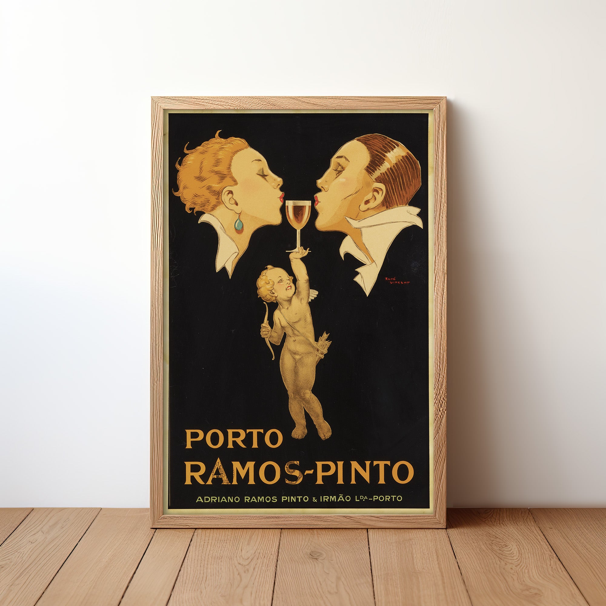 Porto Ramos-Pinto – Wine Poster (1920s) by René Vincent