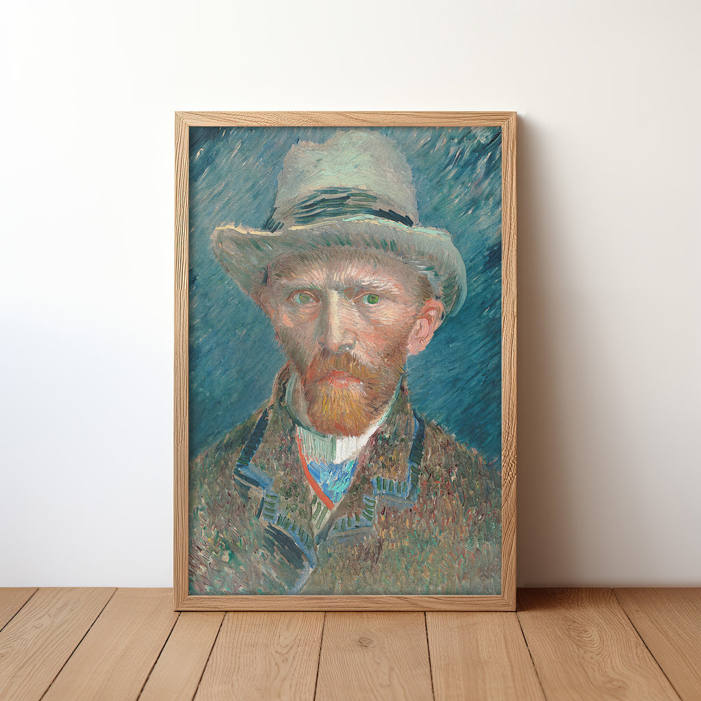 Self-Portrait with Grey Felt Hat (1887) by Vincent van Gogh