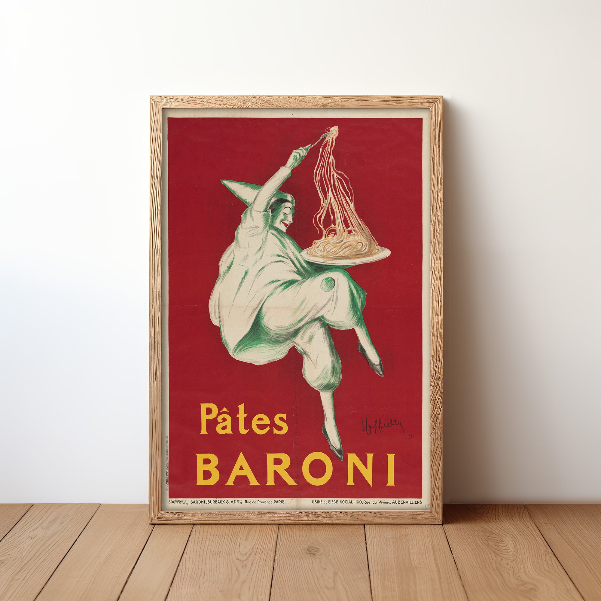Pâtes Baroni (1921) by Leonetto Cappiello