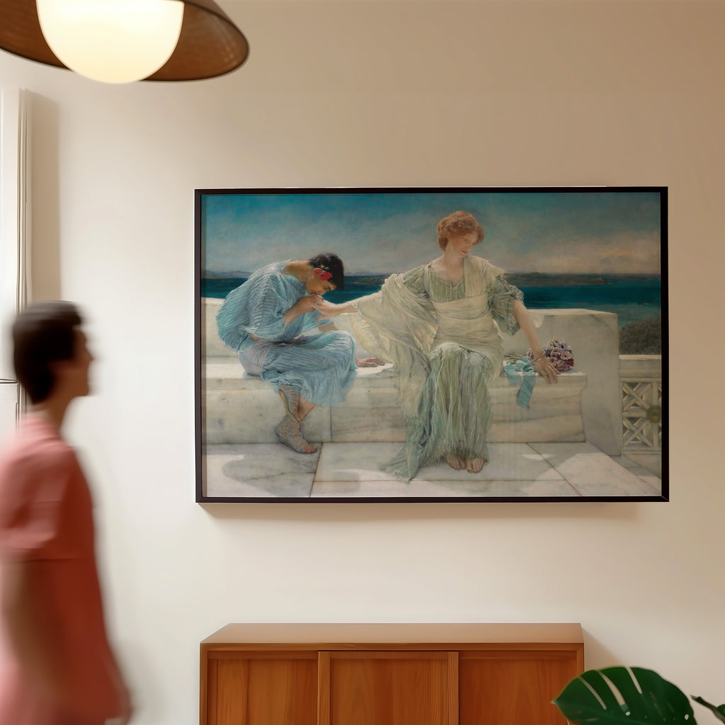 Ask Me No More (1906) by Sir Lawrence Alma-Tadema