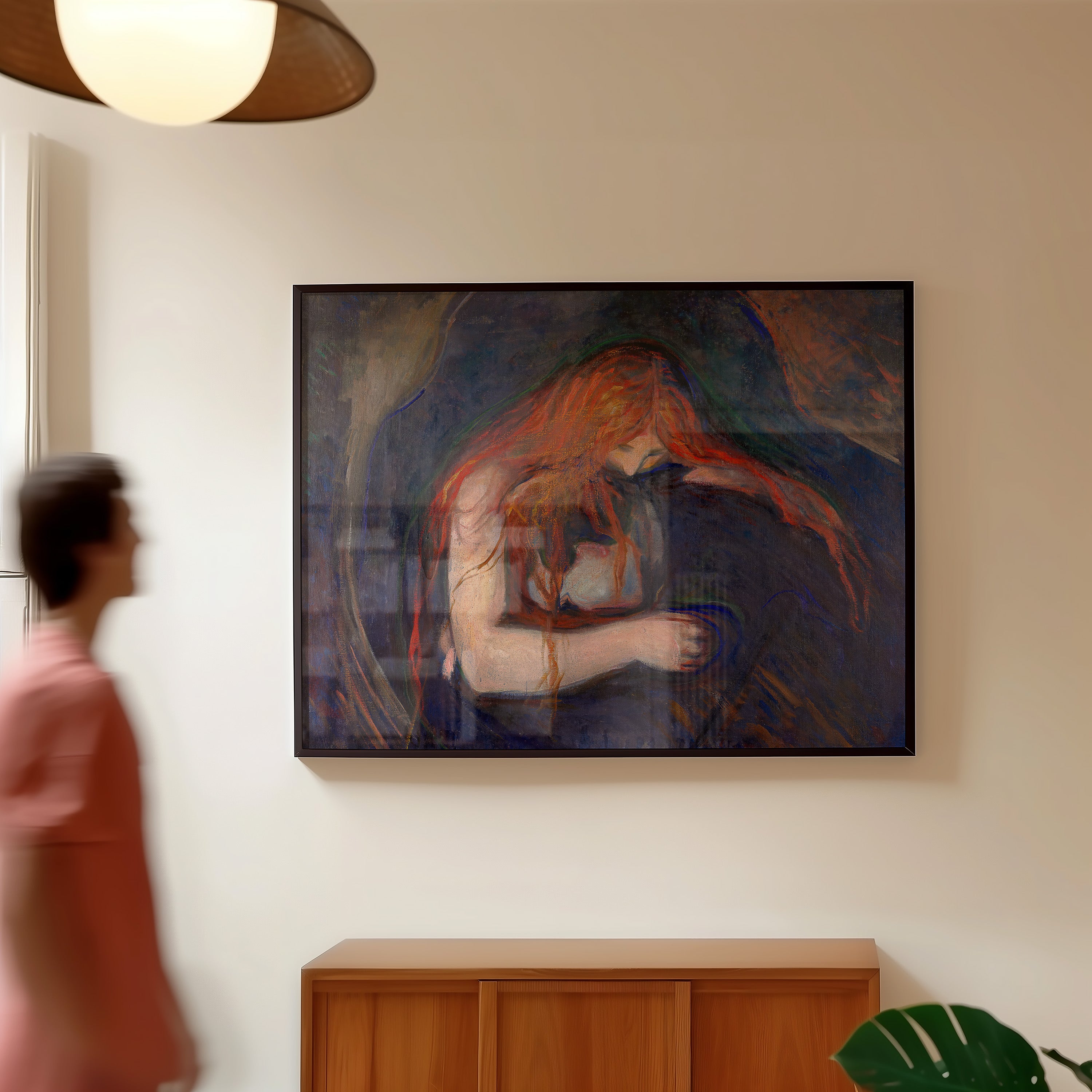 Vampire (1895) by Edvard Munch