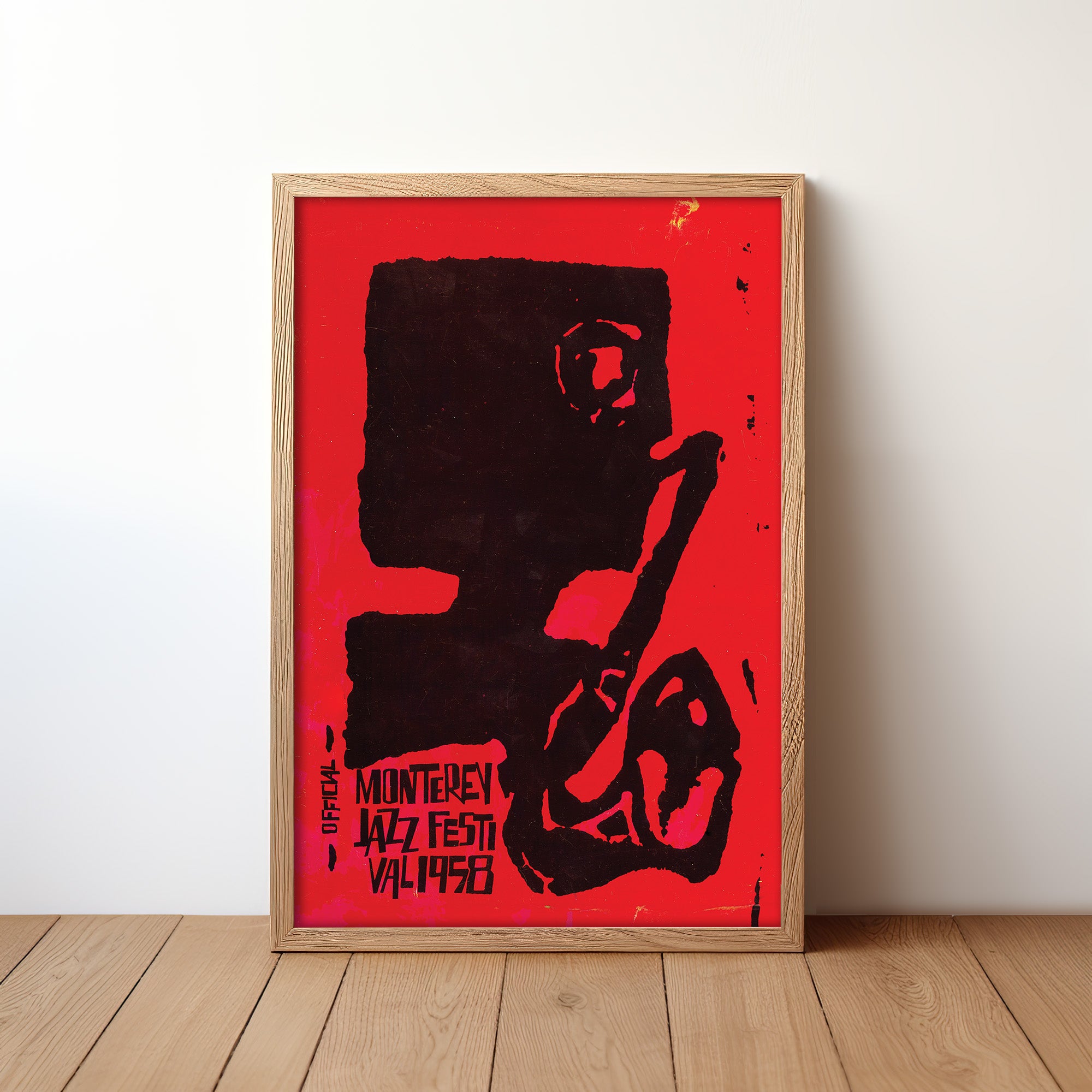 Monterey Jazz Festival 1958 Vintage Music Poster | Art Print