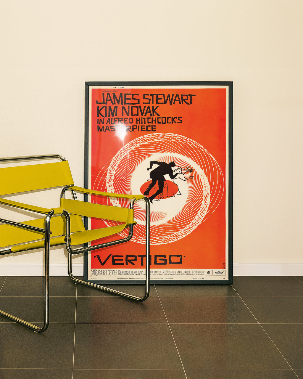 Vertigo Theatrical Release Poster (1958) by Saul Bass