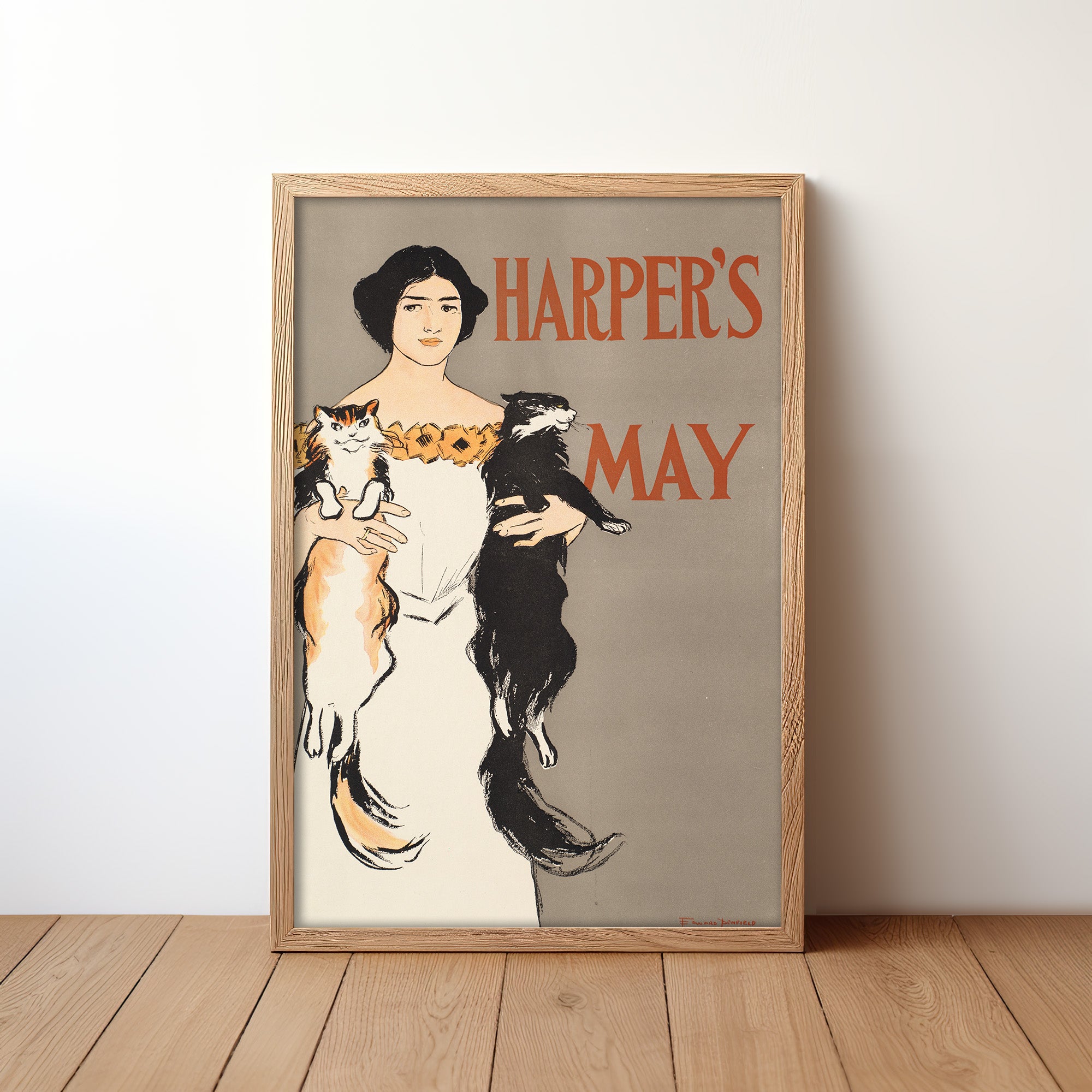 Harper’s May (1896) by Edward Penfield