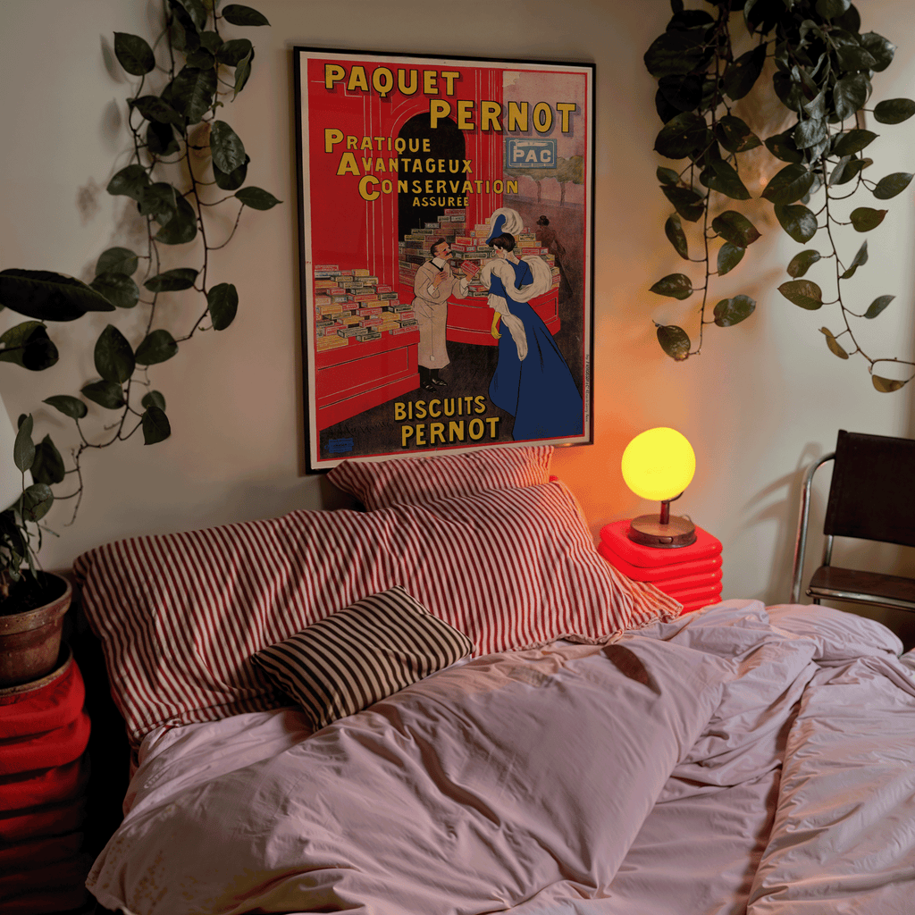 Paquet Pernot- The Biscuit Shop (1905) by Leonetto Cappiello