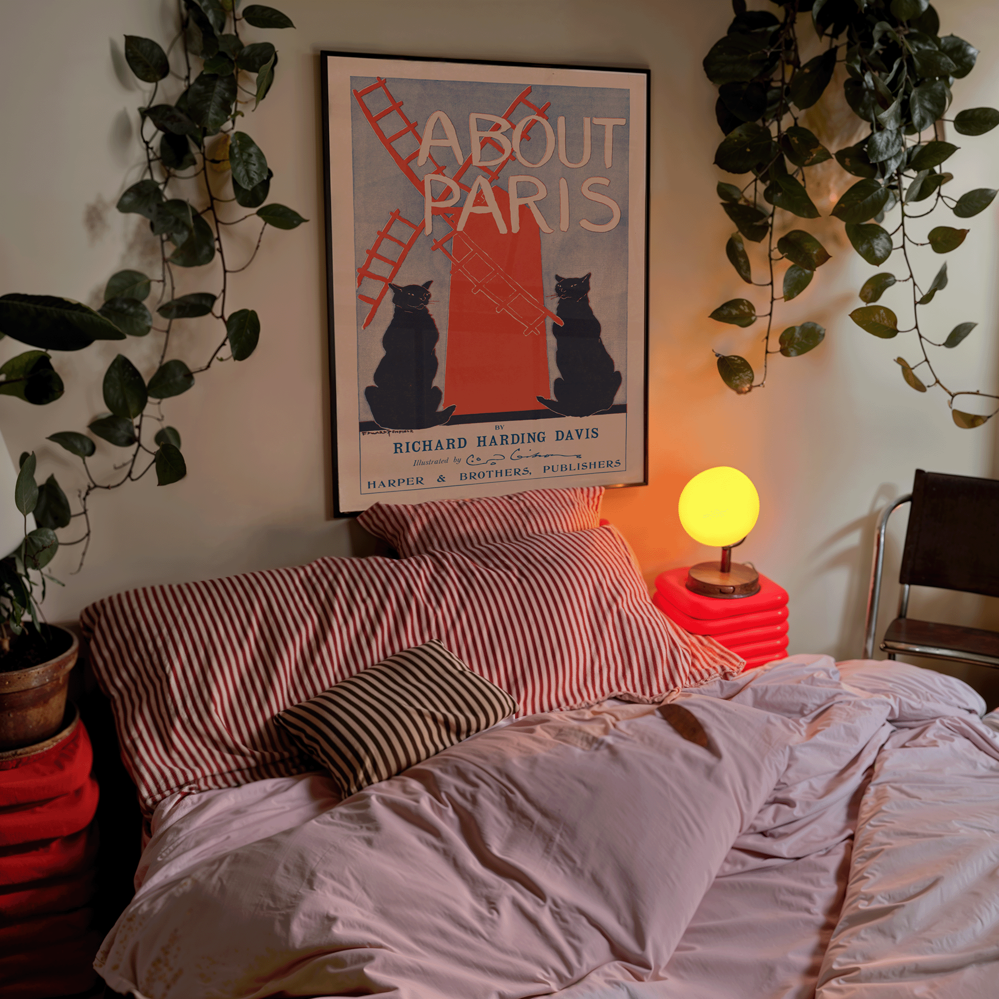 About Paris – Book Poster (1985) by Edward Penfield