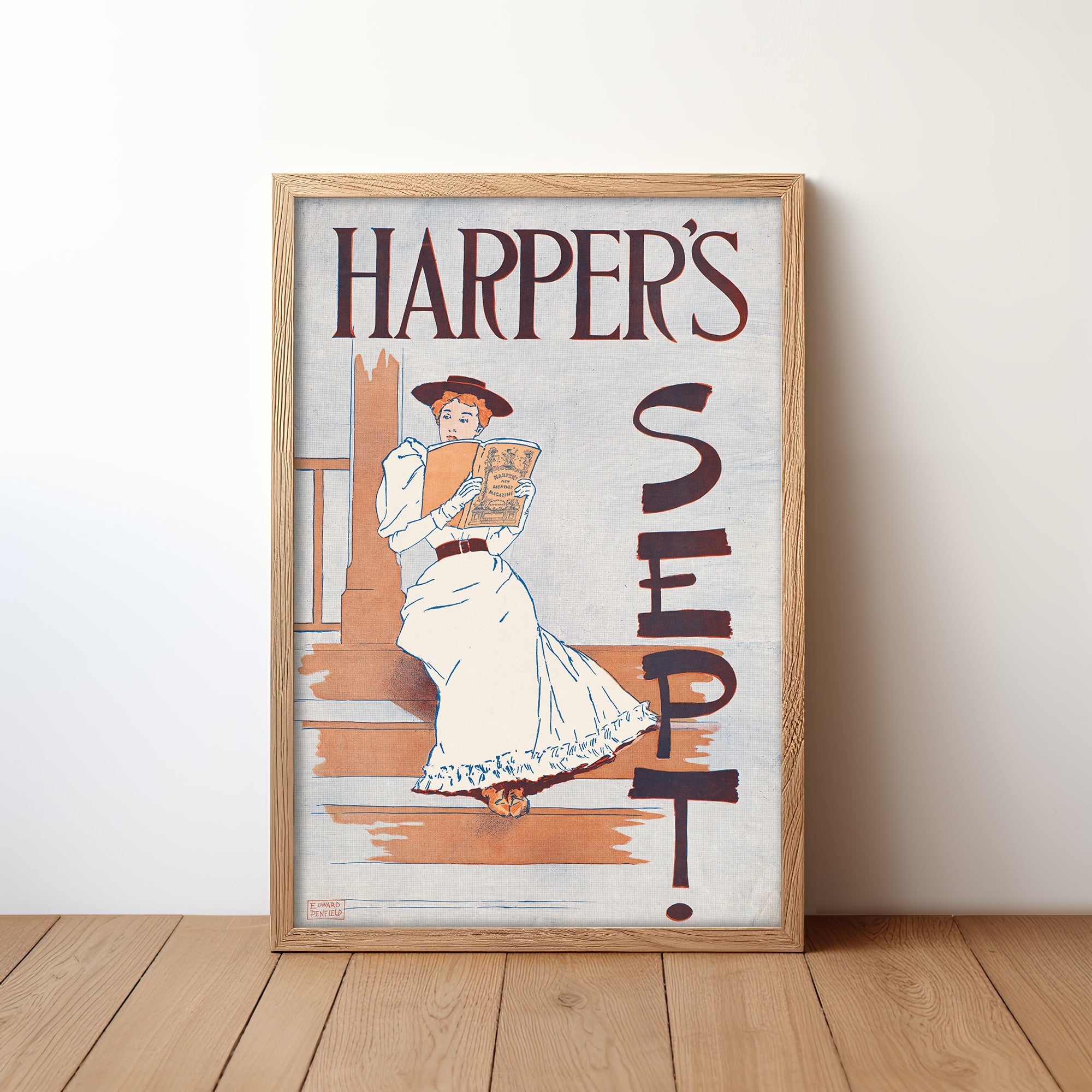 Harper’s Septmeber (1893) by Edward Penfield