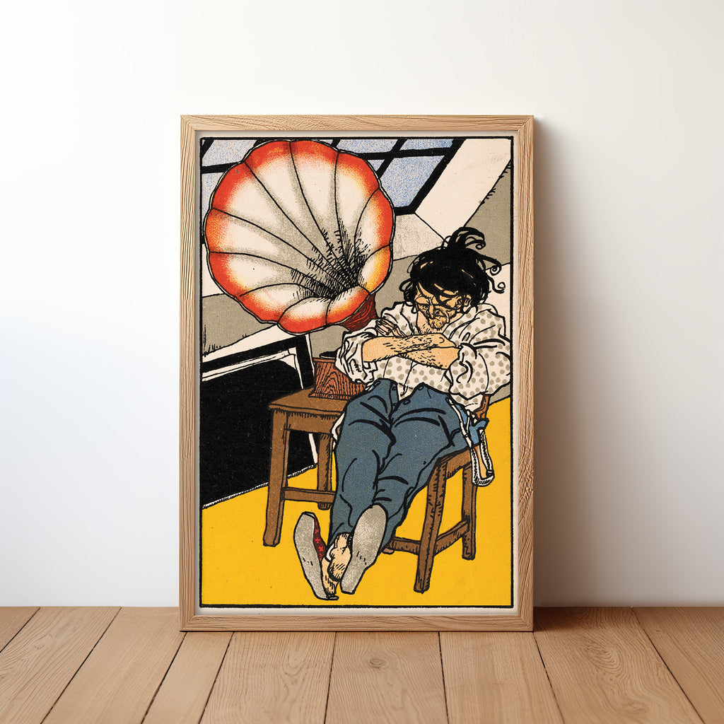 A Beethoven Enthusiast (1911) by Moriz Jung