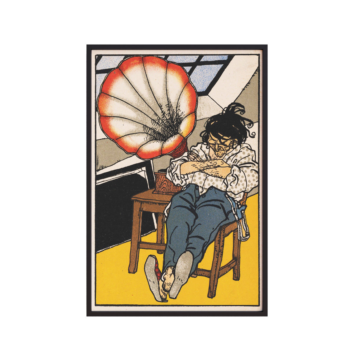 A Beethoven Enthusiast (1911) by Moriz Jung