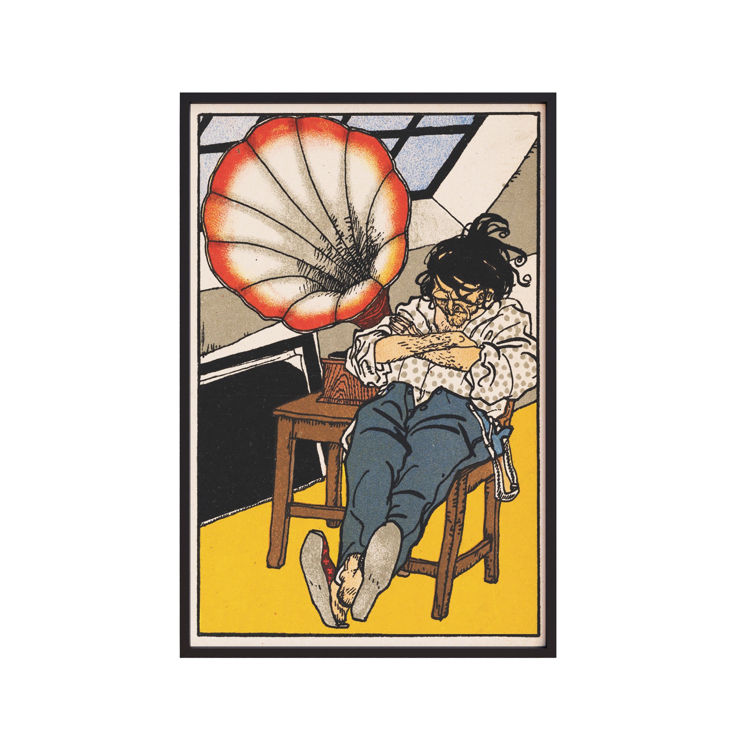 A Beethoven Enthusiast (1911) by Moriz Jung