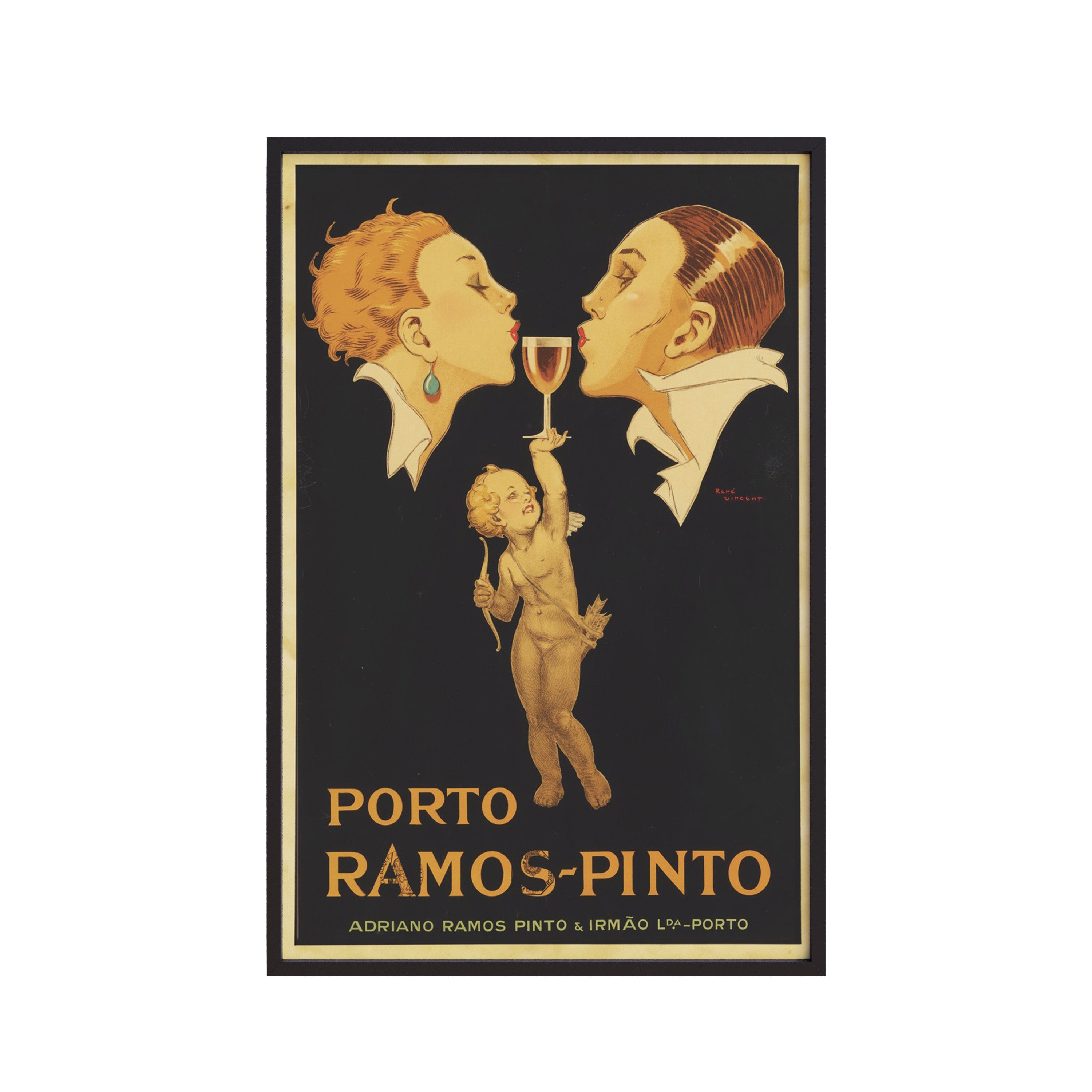 Porto Ramos-Pinto – Wine Poster (1920s) by René Vincent