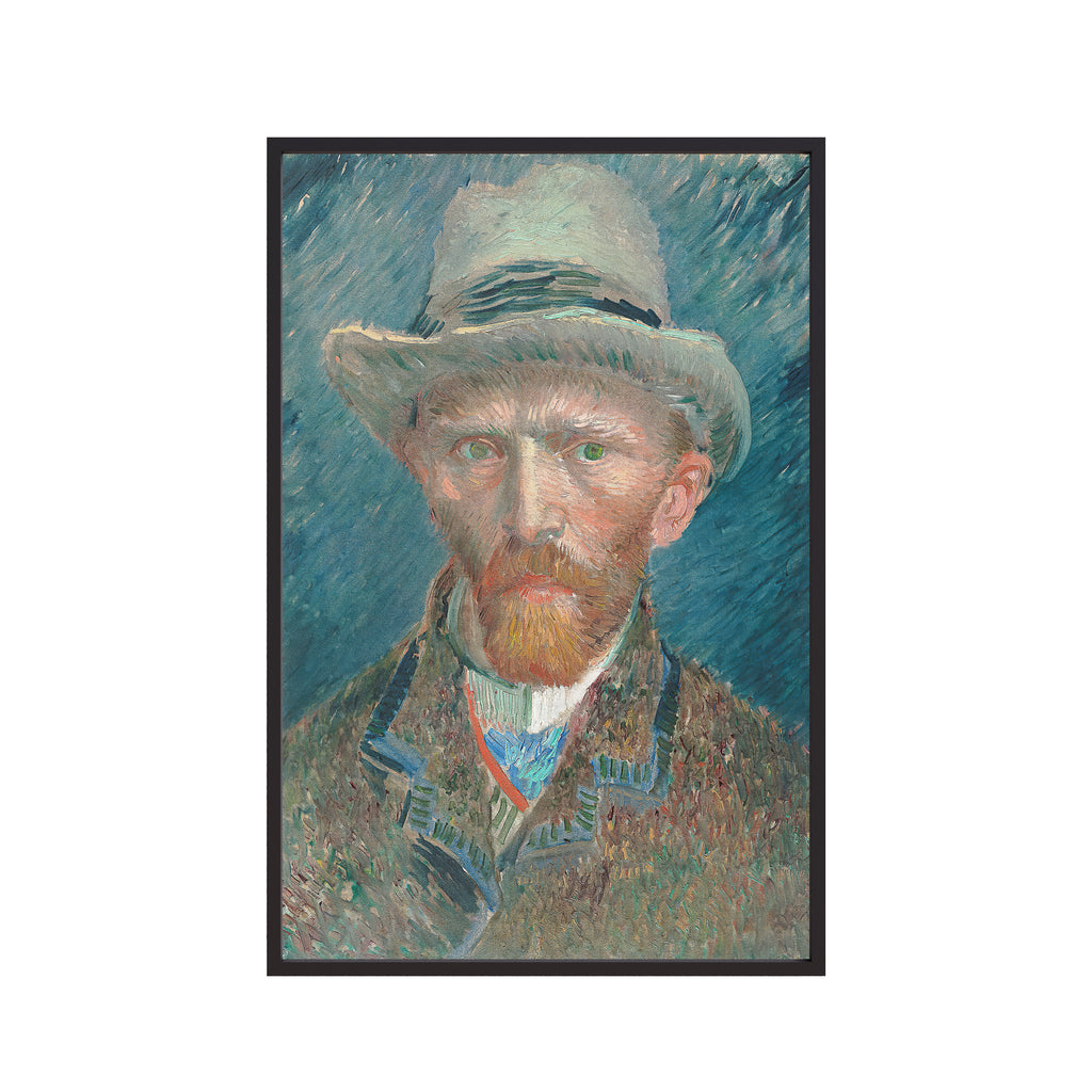 Self-Portrait with Grey Felt Hat (1887) by Vincent van Gogh