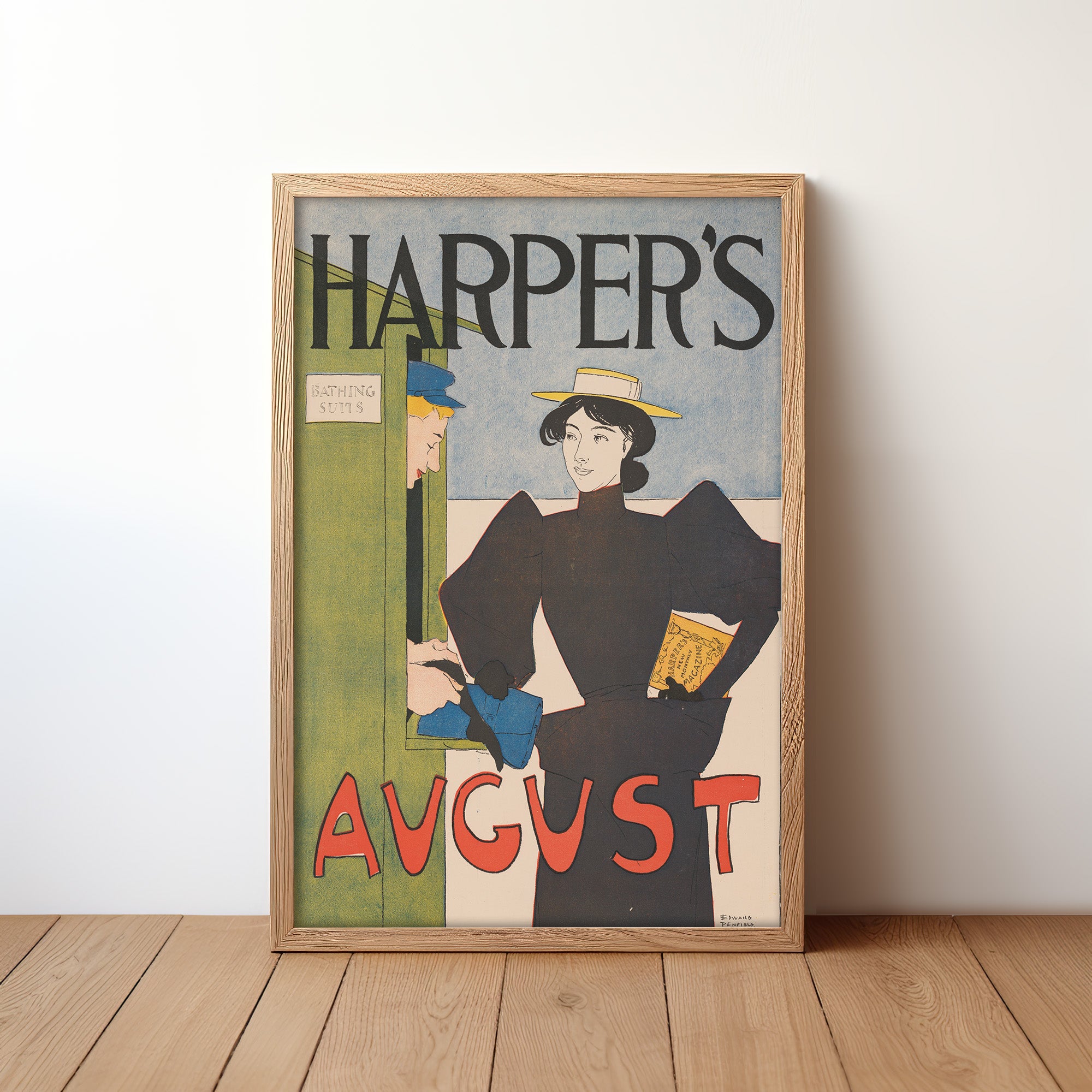 Harper’s August (1894) by Edward Penfield