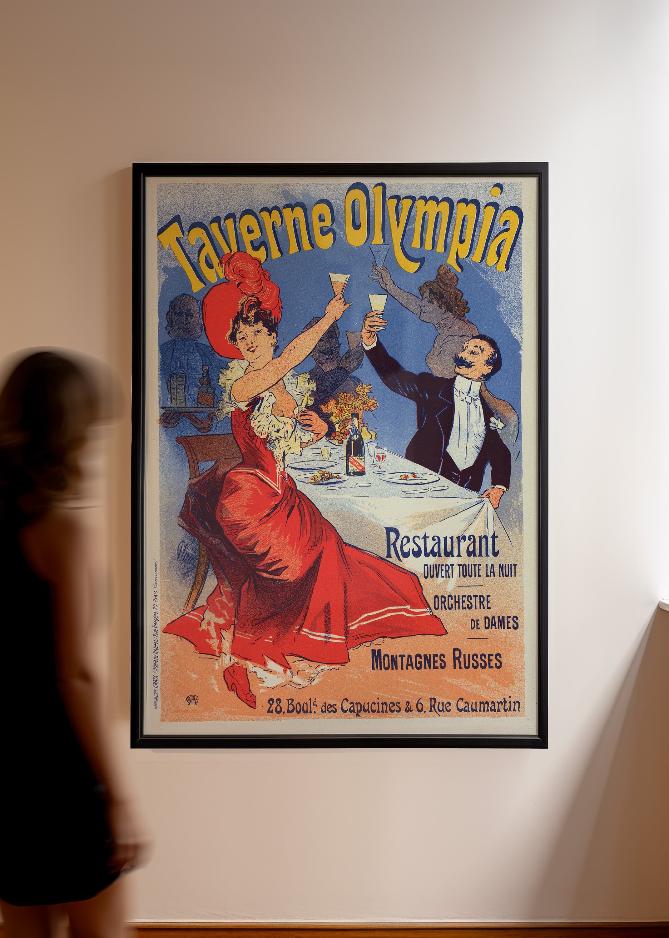 Taverne Olympia (1899) by Jules Chéret