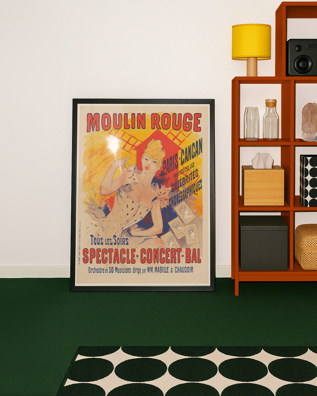 Moulin Rouge: Paris Cancan (1890) by Jules Chéret