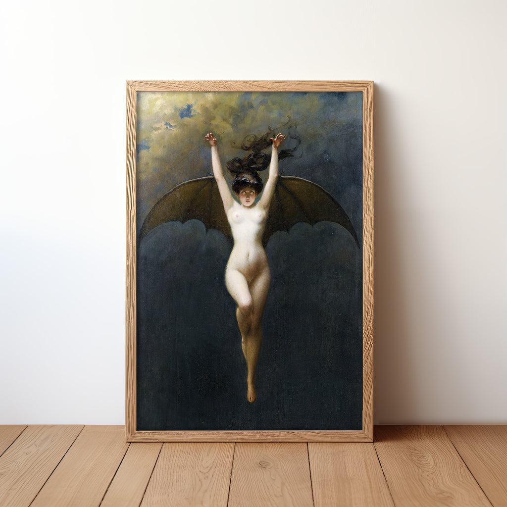The Bat-Woman (1890) by Albert Joseph Pénot