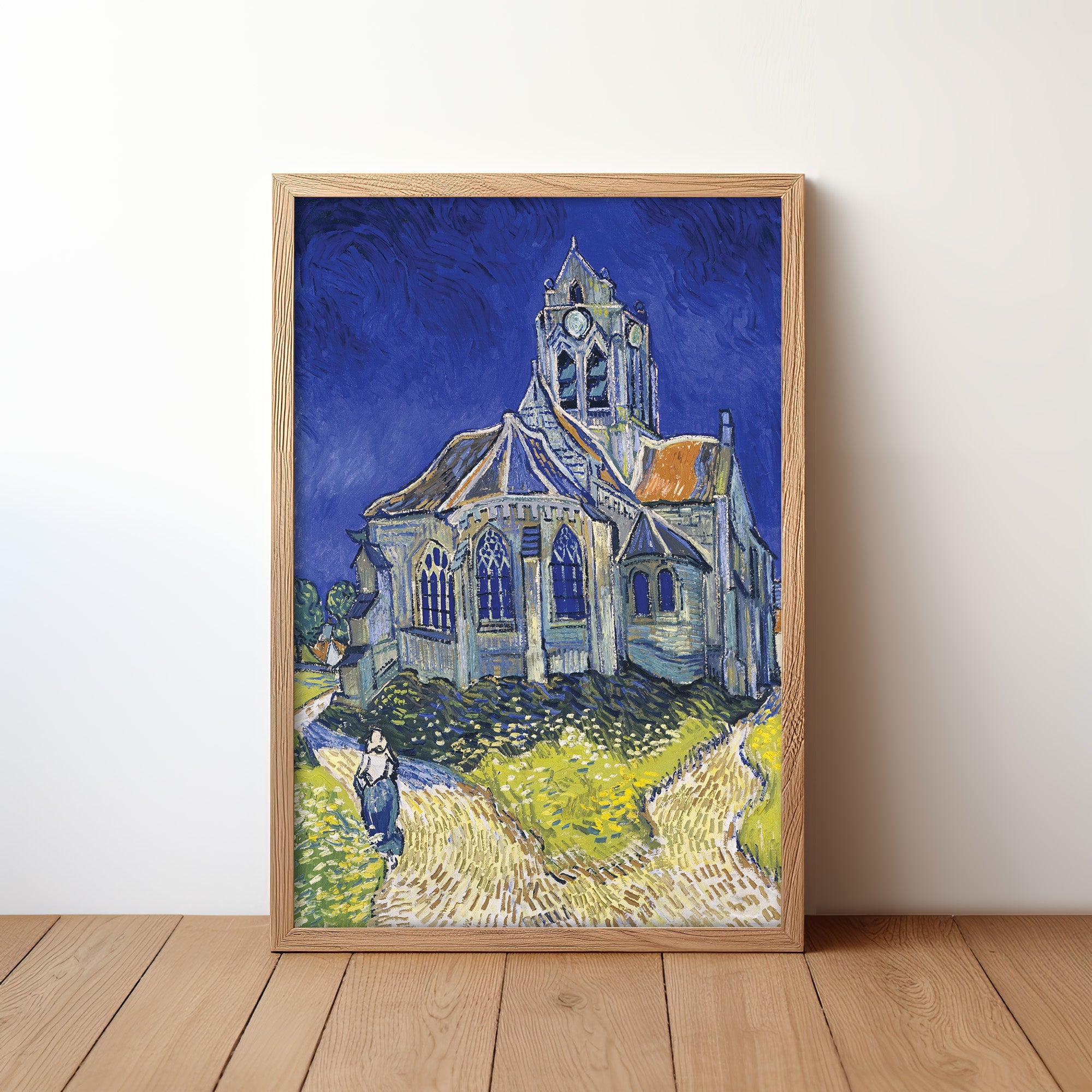 The Church in Auvers-sur-Oise (1890) by Vincent van Gogh