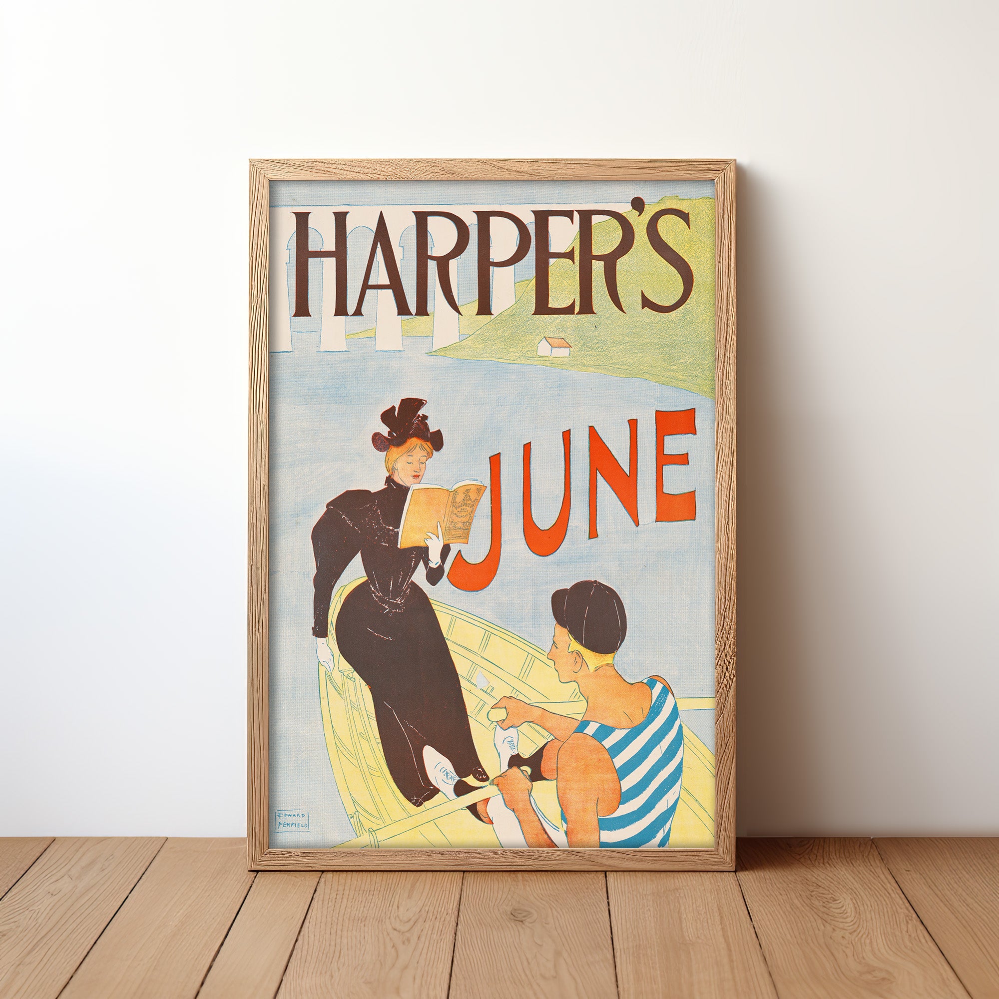 Harper’s June (1894) by Edward Penfield