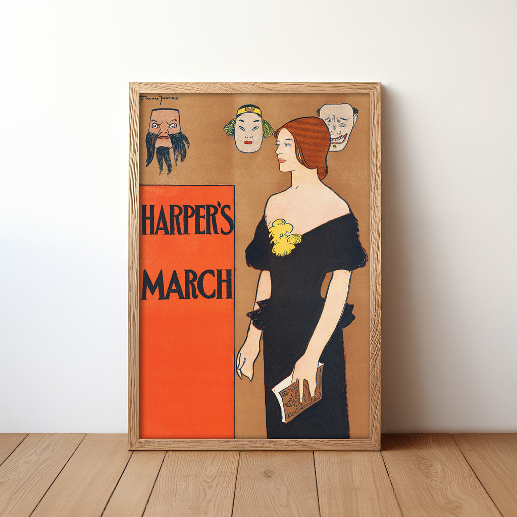 Harper’s March (1896) by Edward Penfield