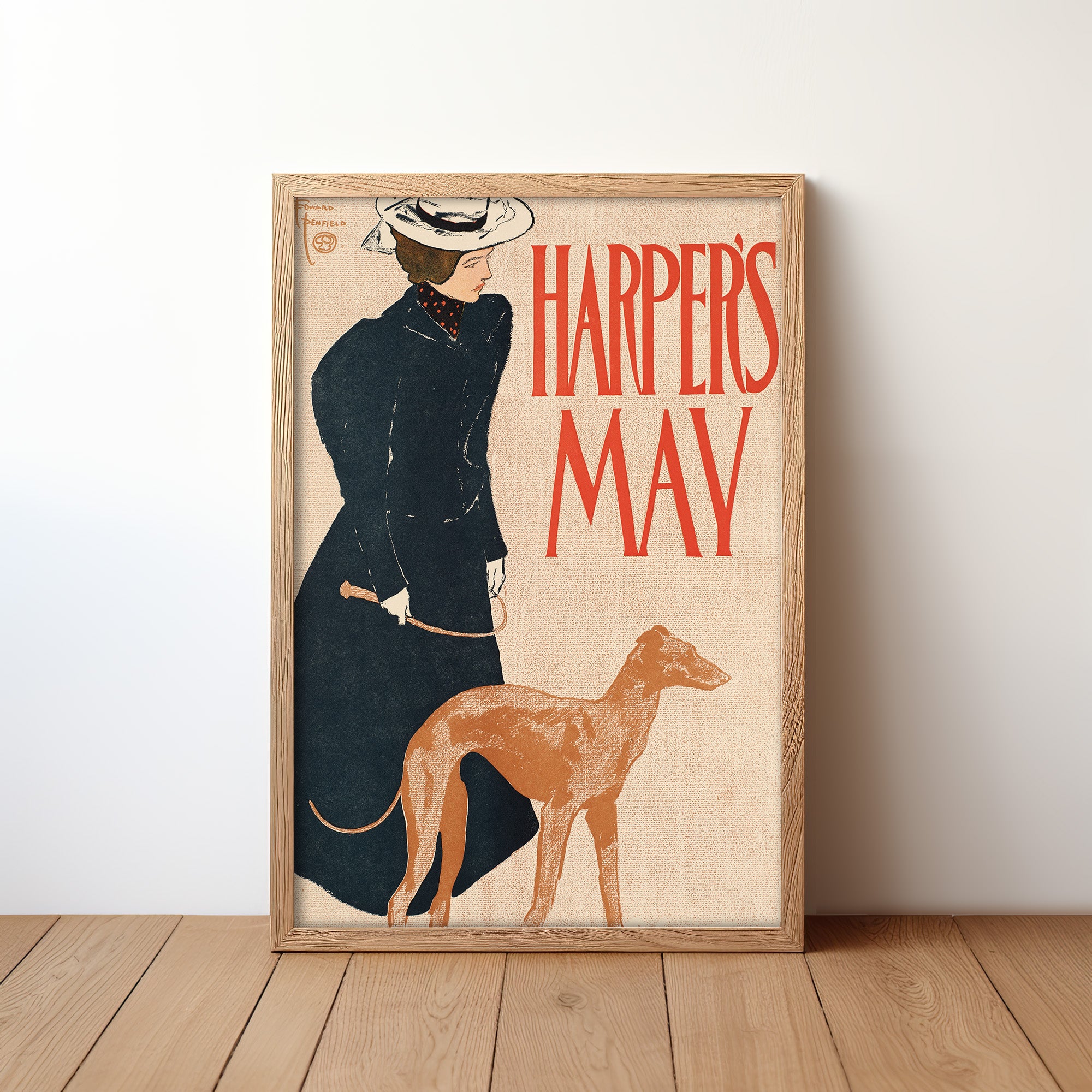 Harper’s May (1897) by Edward Penfield